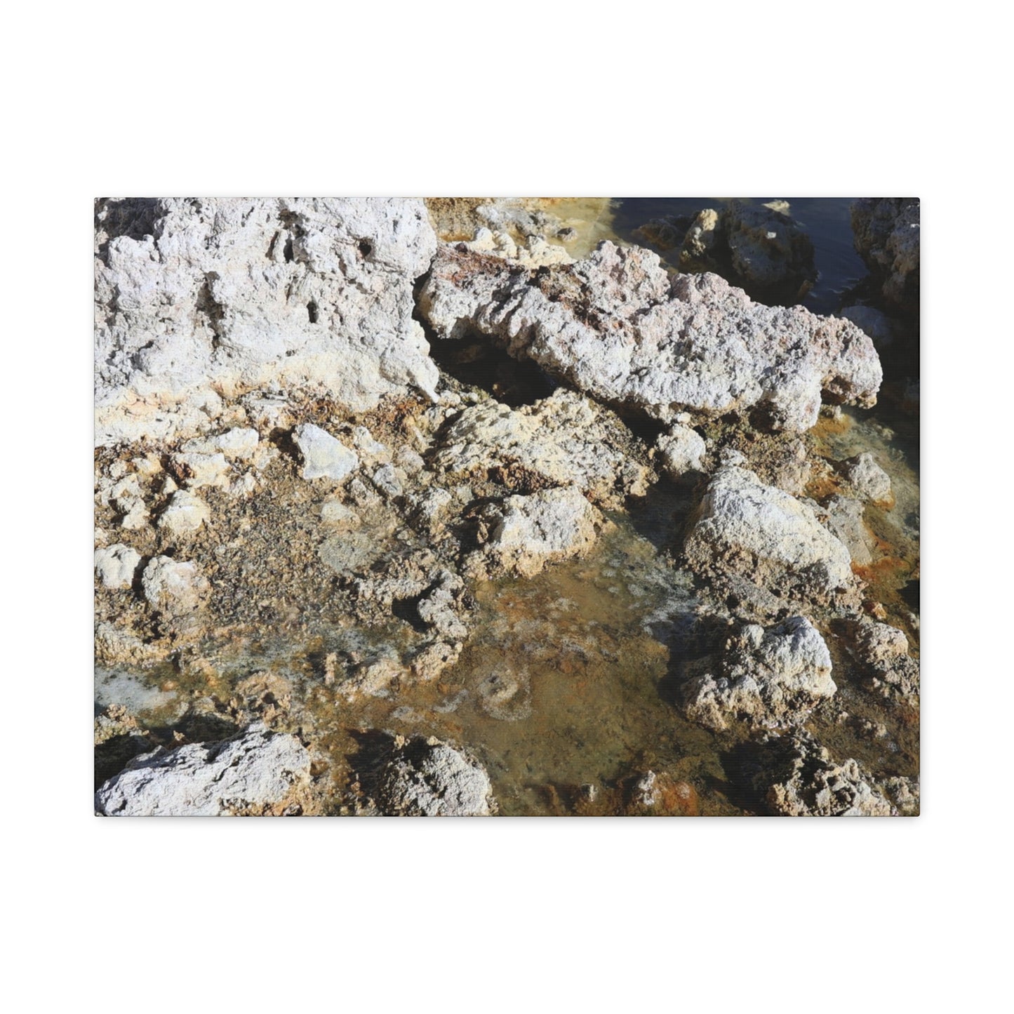 Weathered Stone Symphony - Unique Frameless Canvas Wall Art