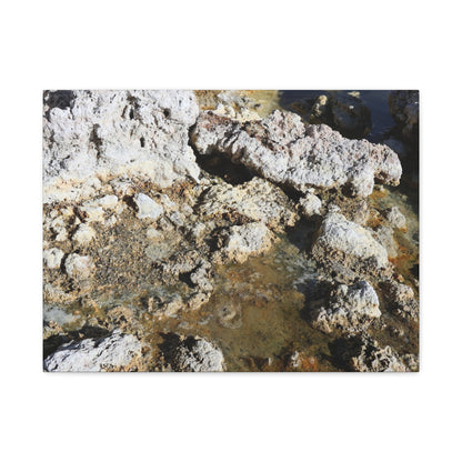 Weathered Stone Symphony - Unique Frameless Canvas Wall Art