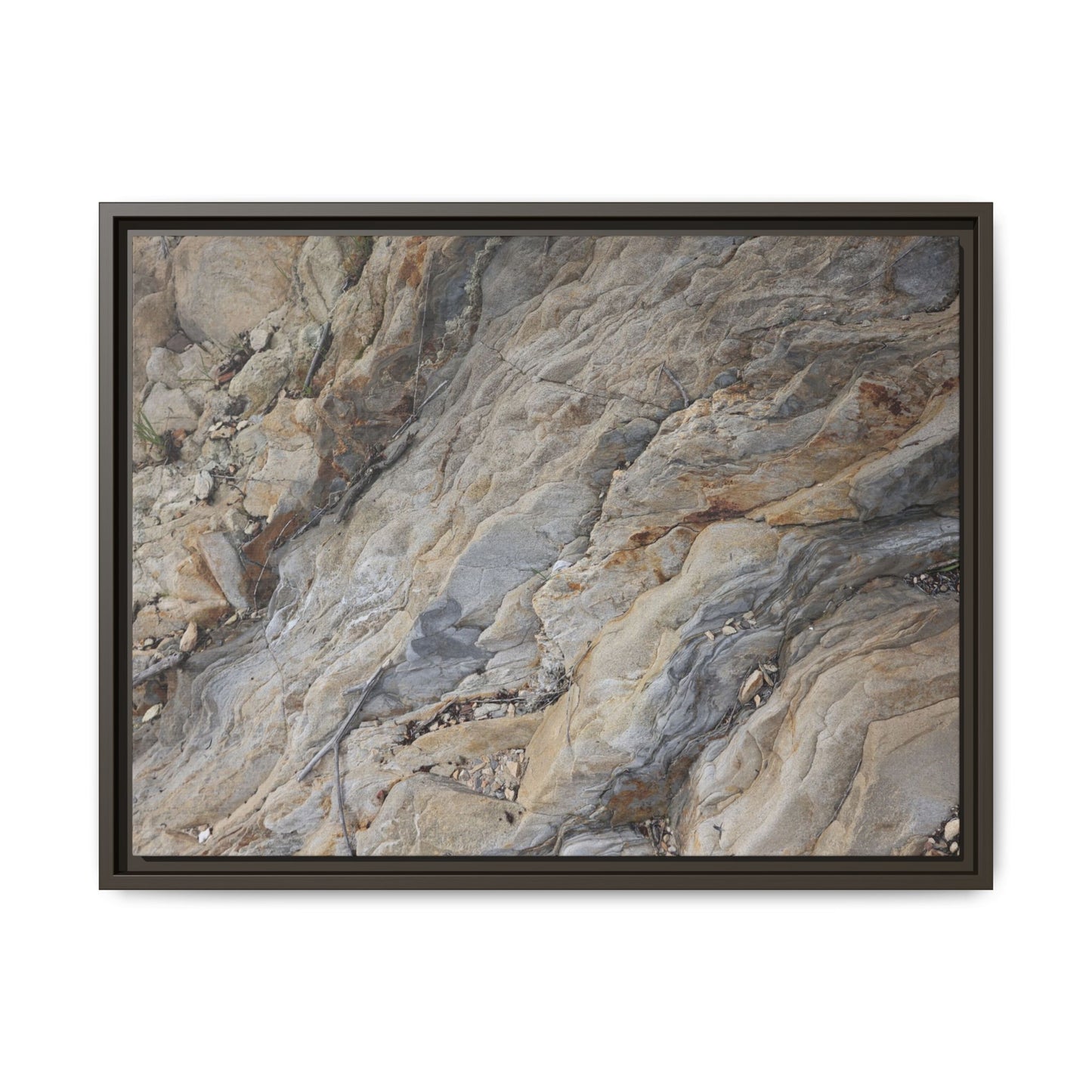 Layers of Earth's History - Unique Stretched Canvas Wall Art - Art By Earth