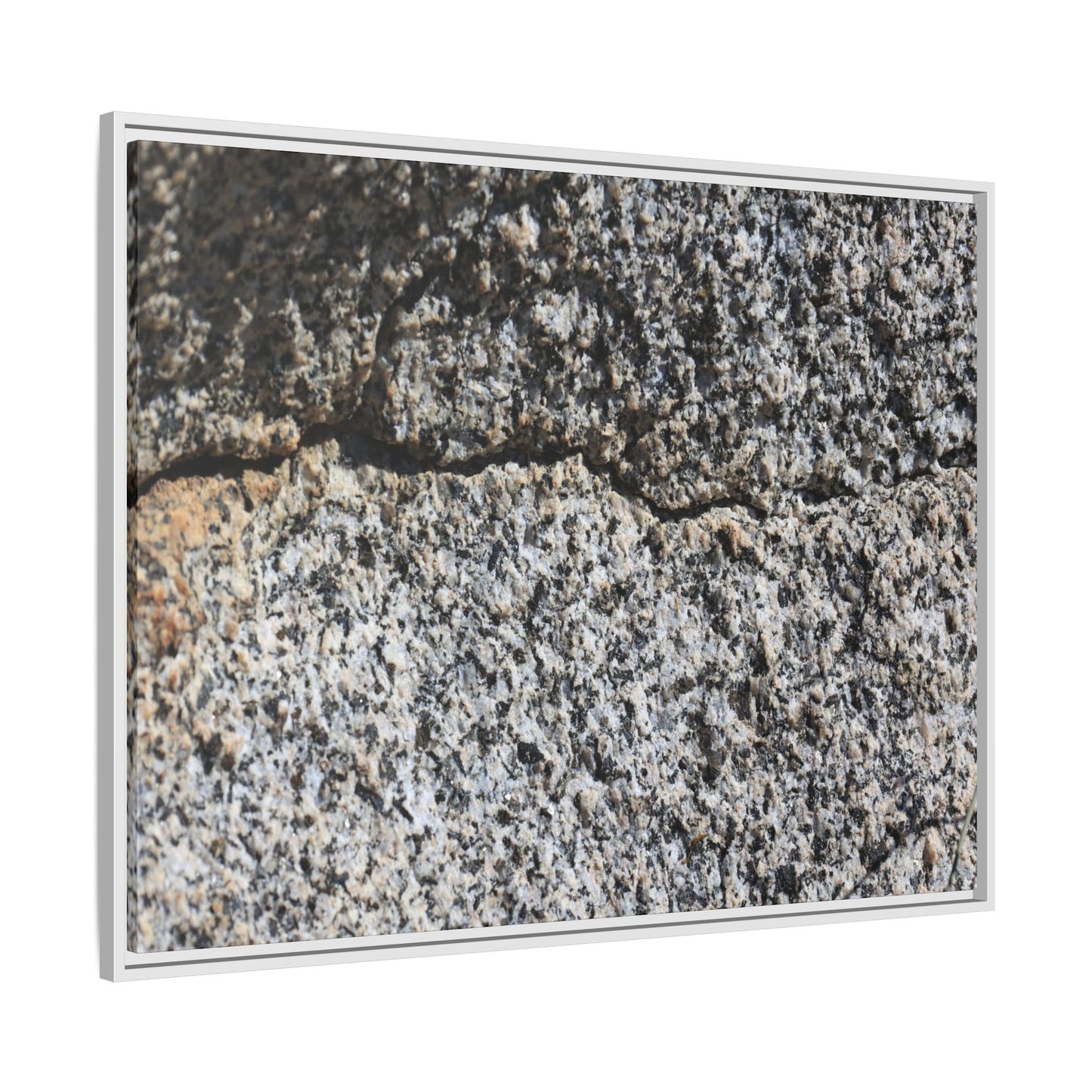 Weathered Stone Surface - Unique Stretched Canvas Wall Art