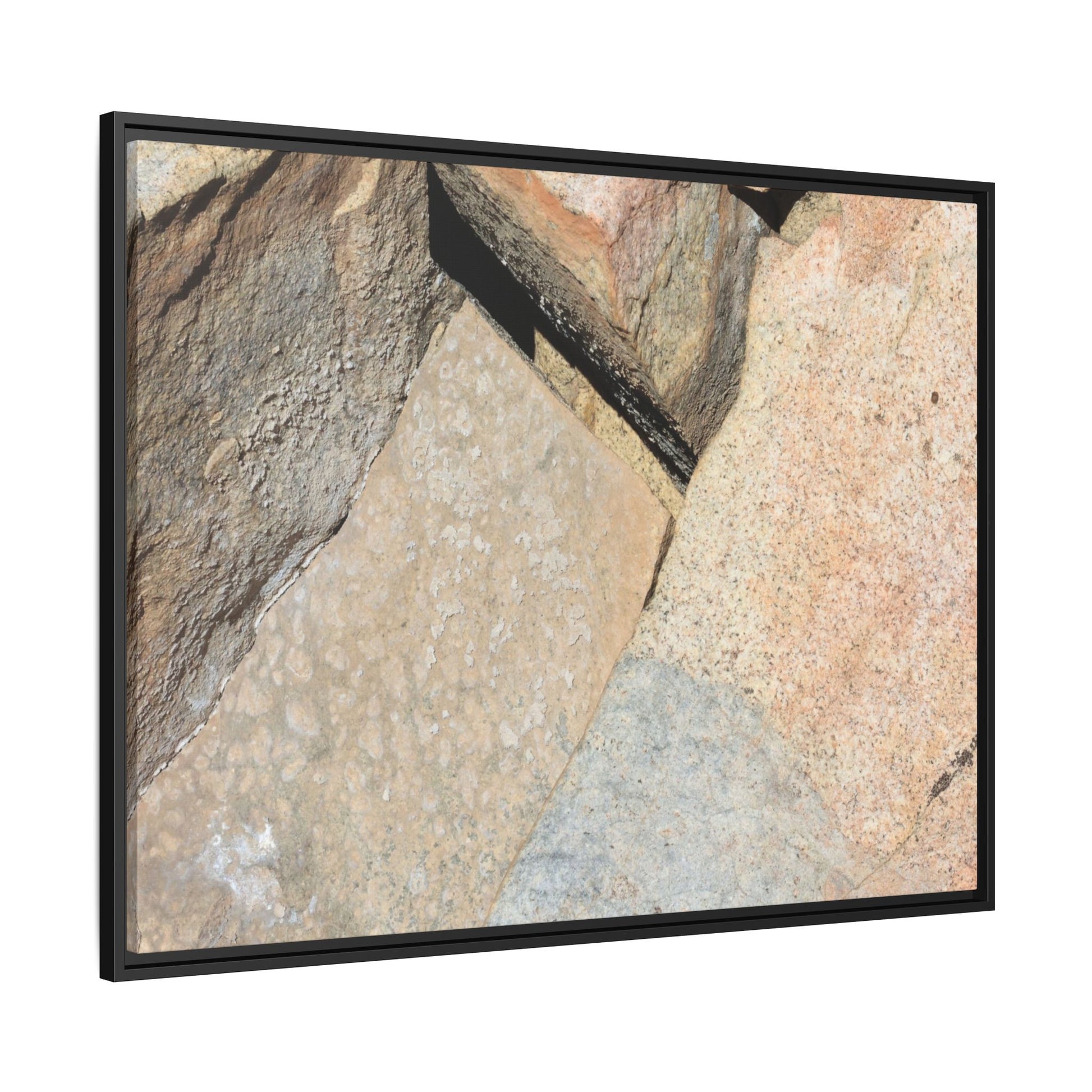 Rock Fragment - Unique Stretched Canvas Wall Art - Art By Earth