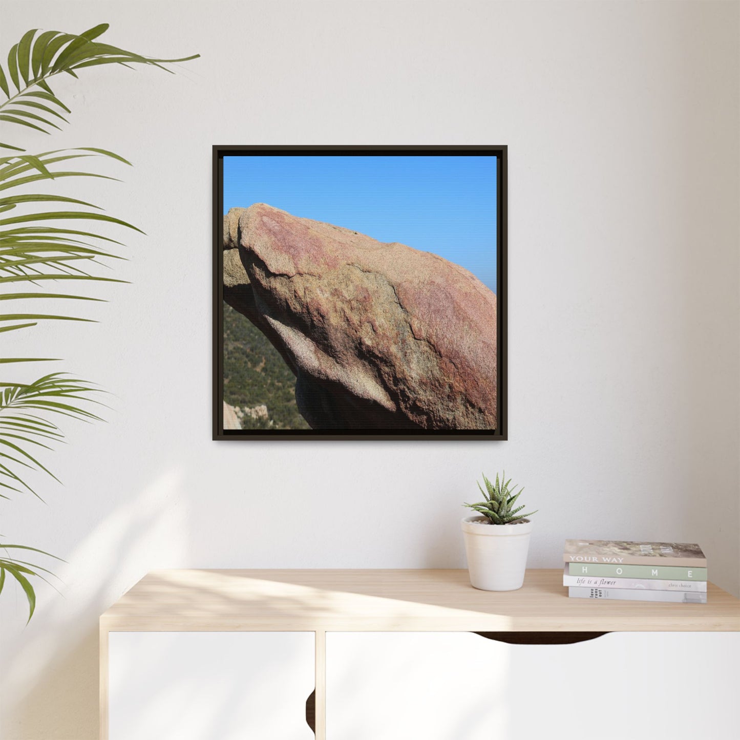 Sleeping Stone - Unique Stretched Canvas Wall Art - Art By Earth