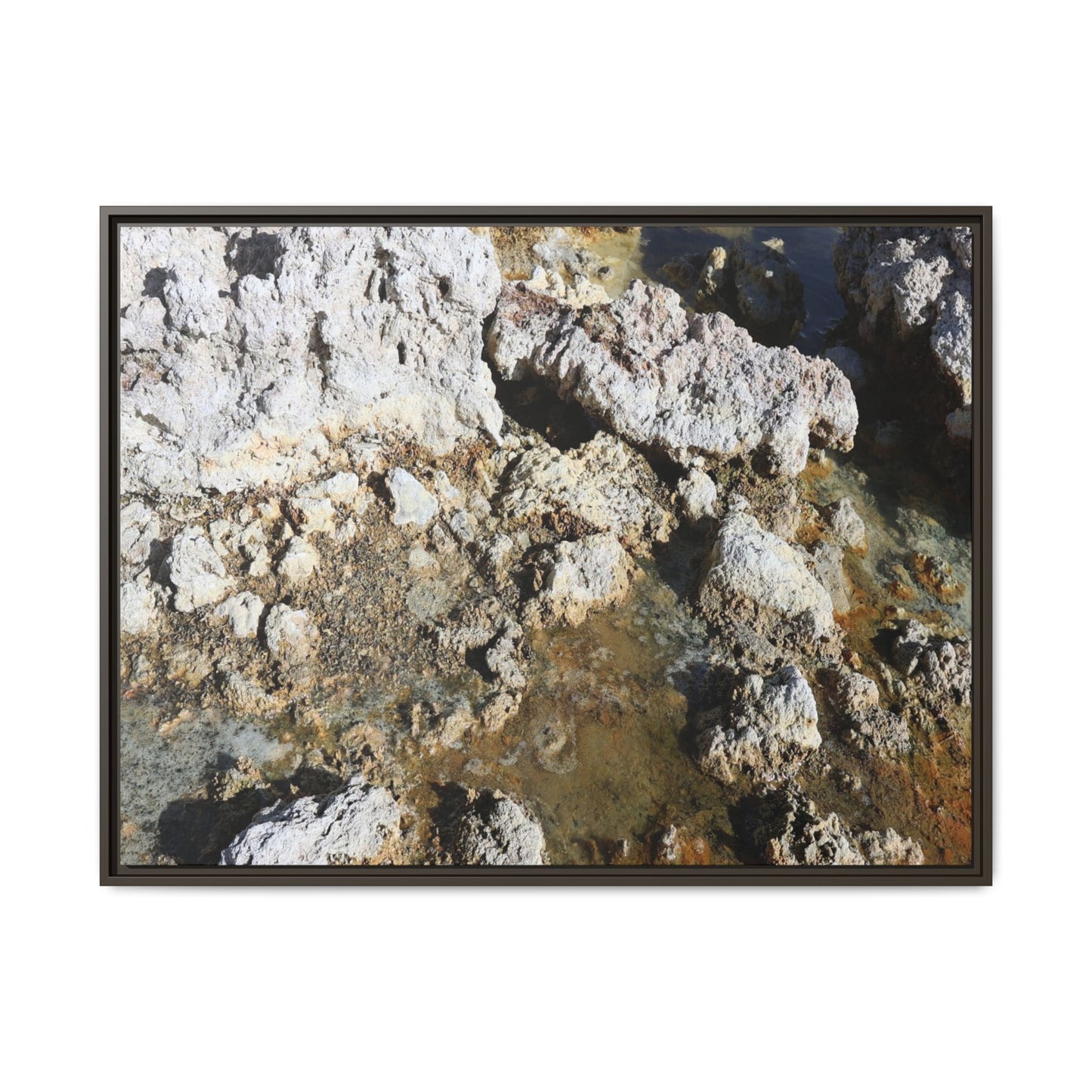 Strata of Silence - Unique Stretched Canvas Wall Art