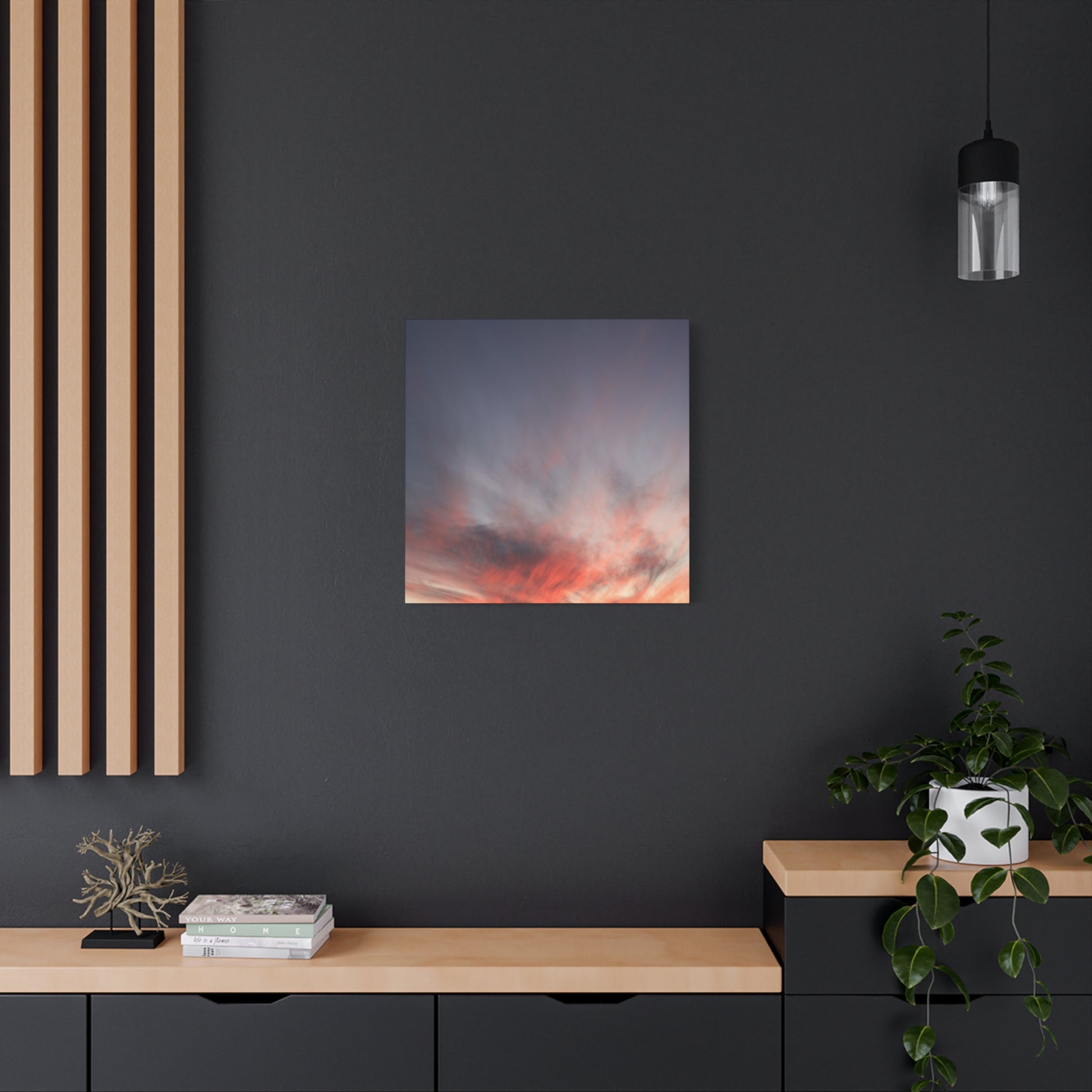 Ethereal Sunset - Unique Frameless Canvas Wall Art - Art By Earth