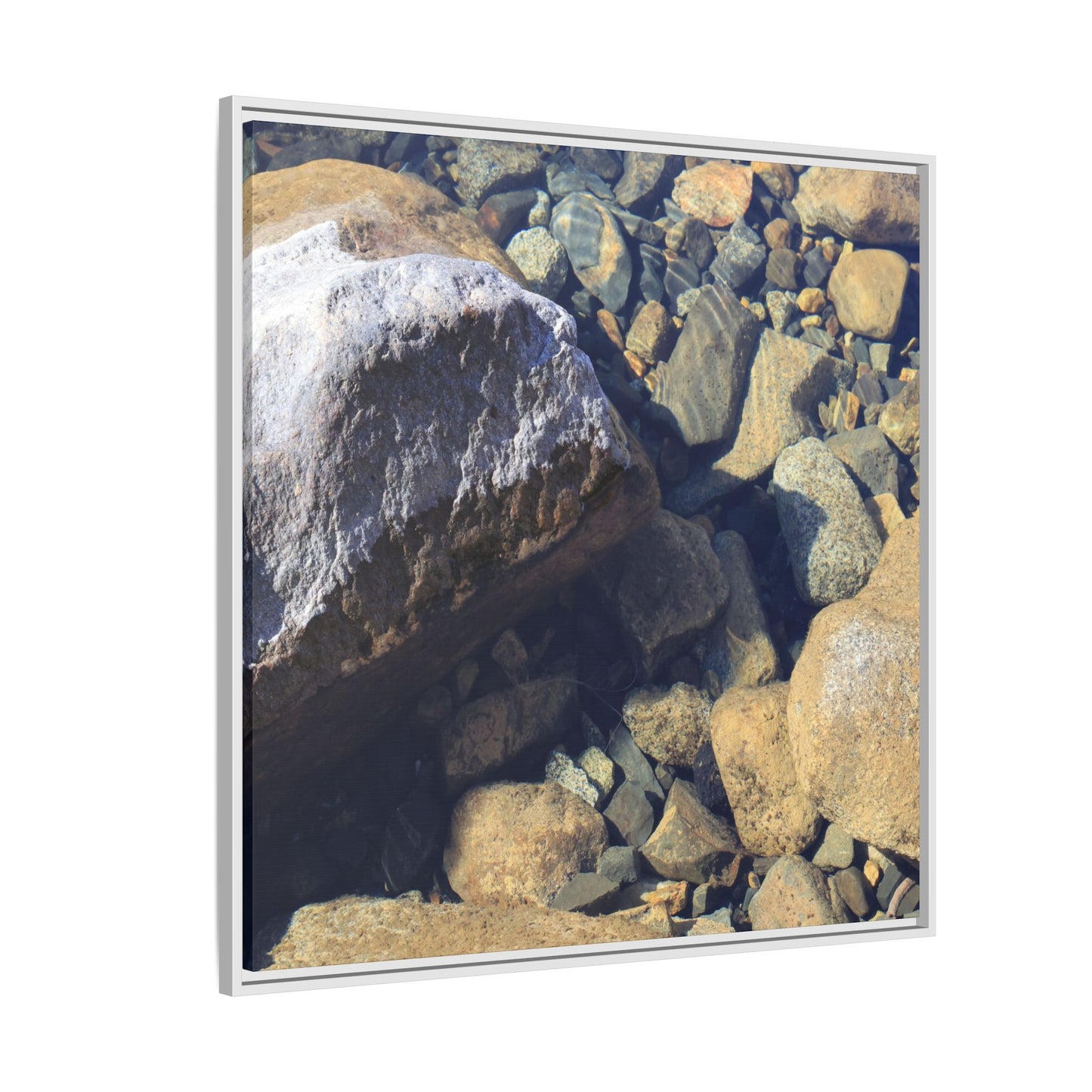 Stone Sanctuary - Unique Stretched Canvas Wall Art