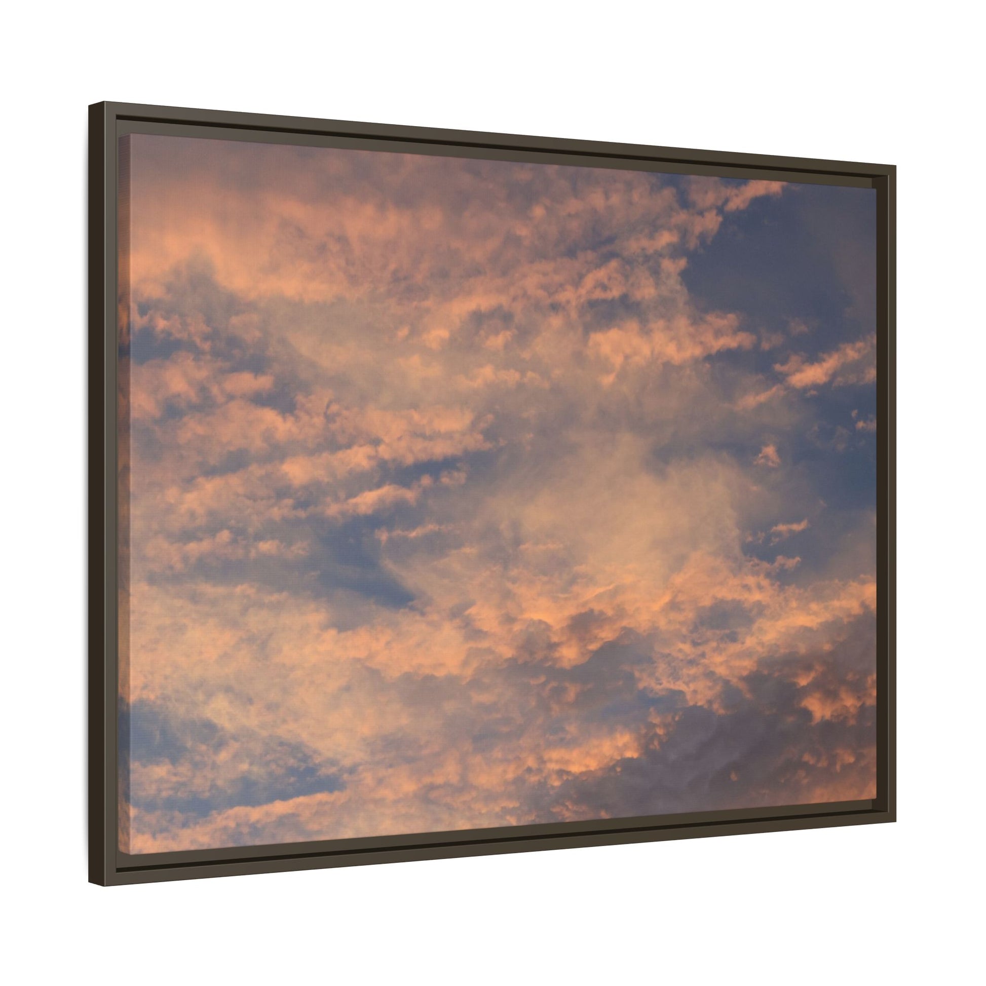 Sunset's Ethereal Canvas - Unique Stretched Canvas Wall Art - Art By Earth