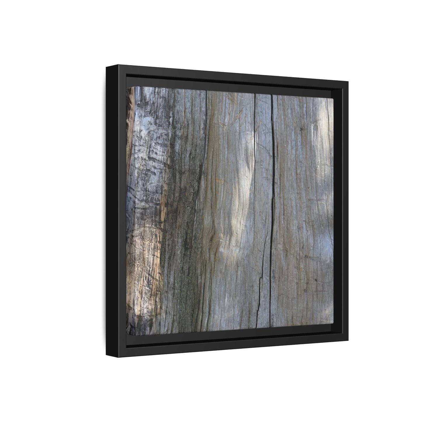 Cracked Timber Texture - Unique Stretched Canvas Wall Art
