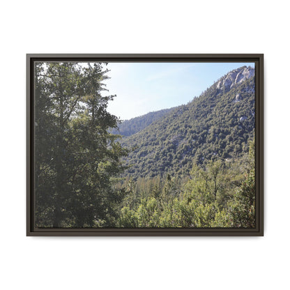 Mountain Valley Forest - Unique Stretched Canvas Wall Art