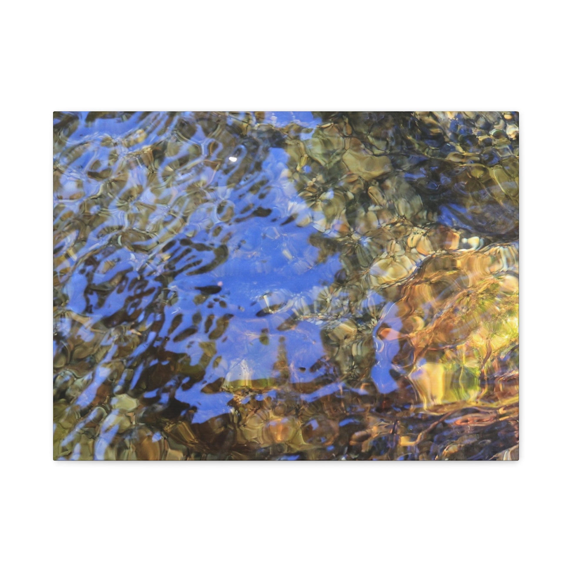 Water's Whisper - Unique Frameless Canvas Wall Art - Art By Earth