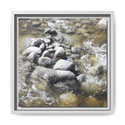 Mountain Stream Flow - Unique Stretched Canvas Wall Art - Art By Earth