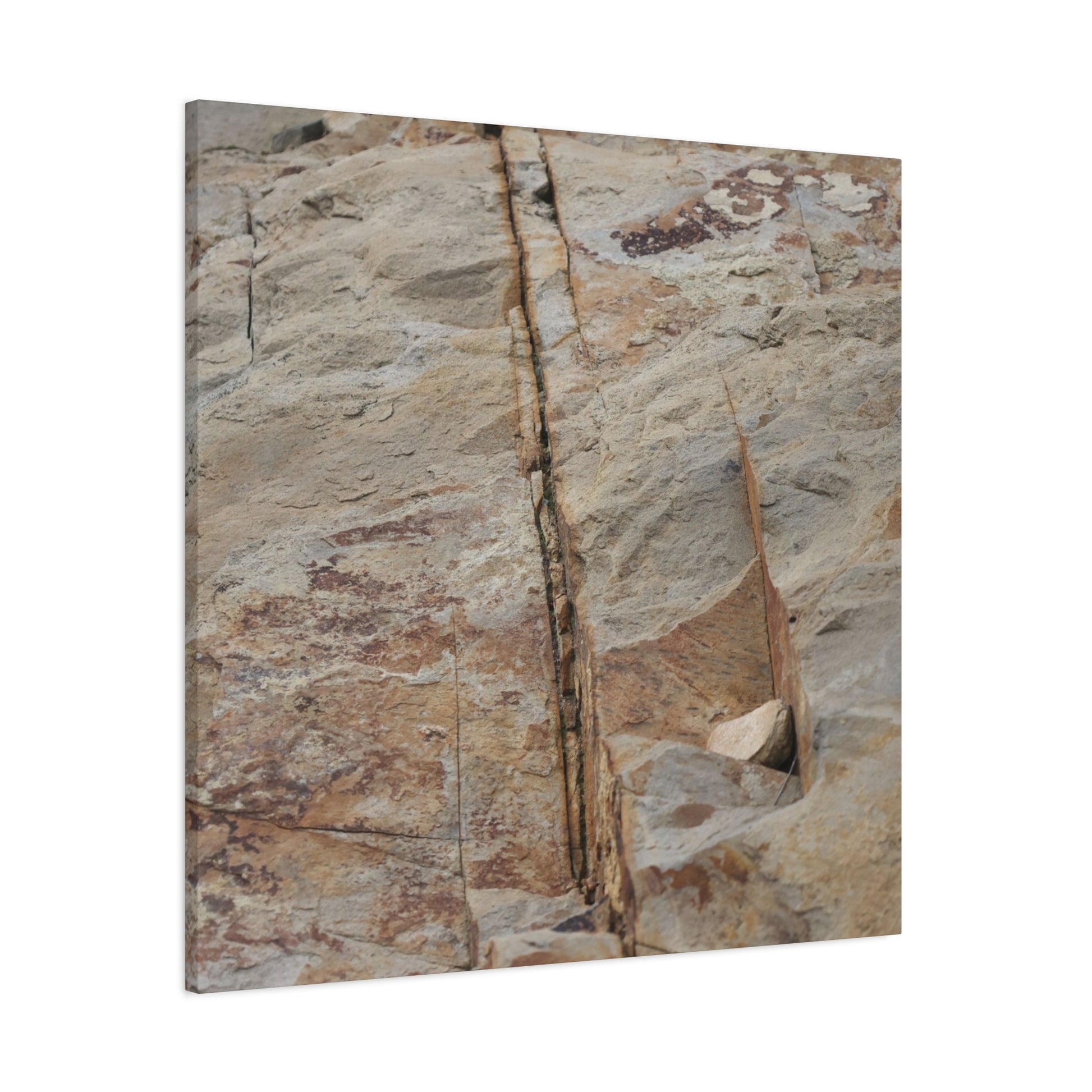 Cracked Canvas of Time - Unique Frameless Canvas Wall Art - Art By Earth