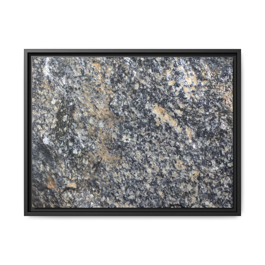 Crystalline Echoes - Unique Stretched Canvas Wall Art - Art By Earth