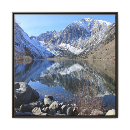 Reflections of Stillness - Unique Stretched Canvas Wall Art