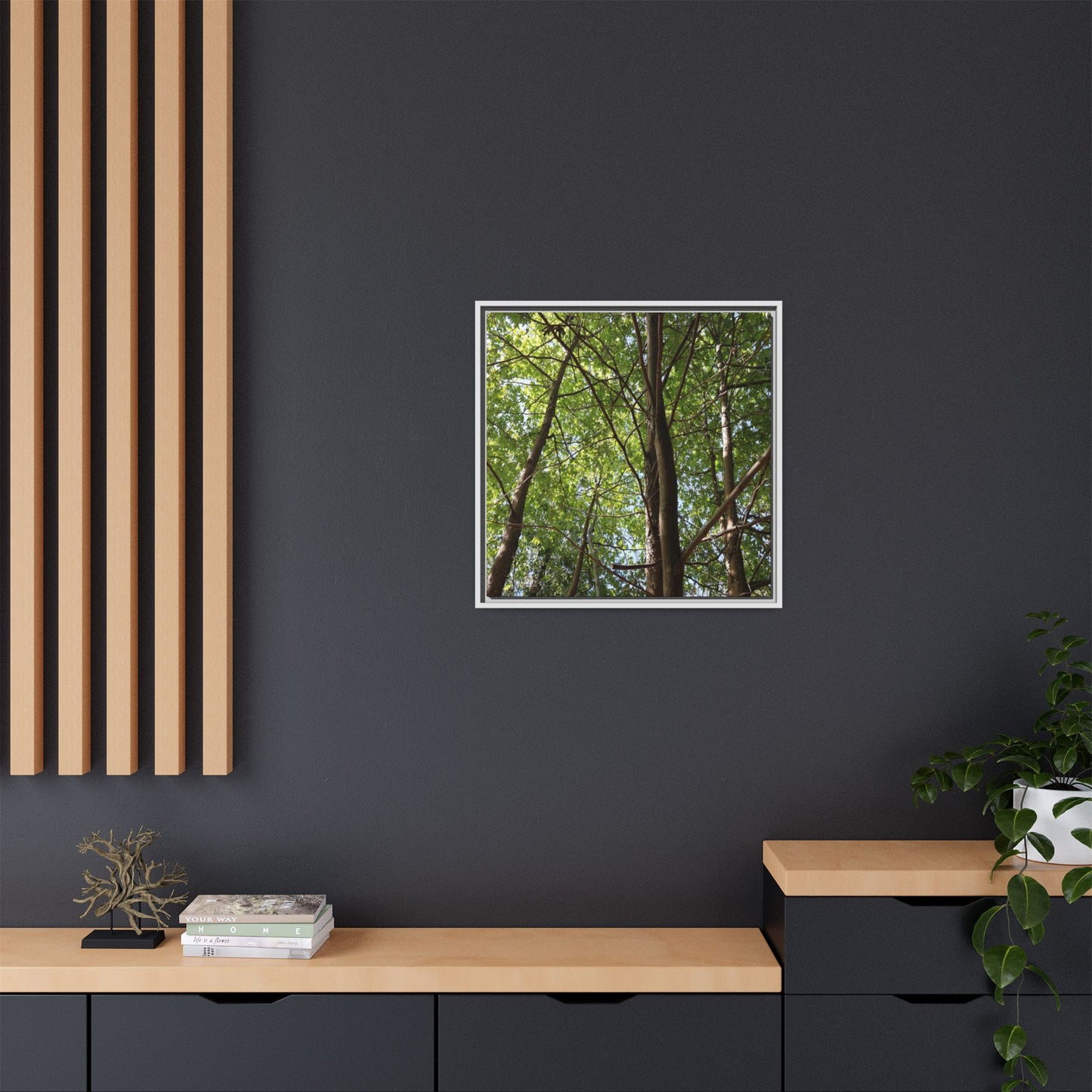 Forest Branches - Unique Stretched Canvas Wall Art