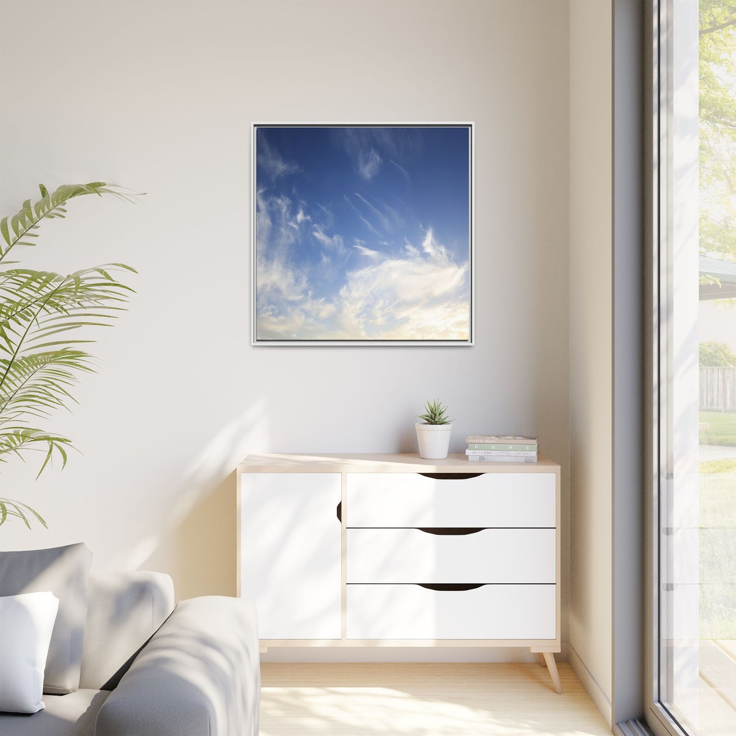Whispers of Sky - Unique Stretched Canvas Wall Art - Art By Earth