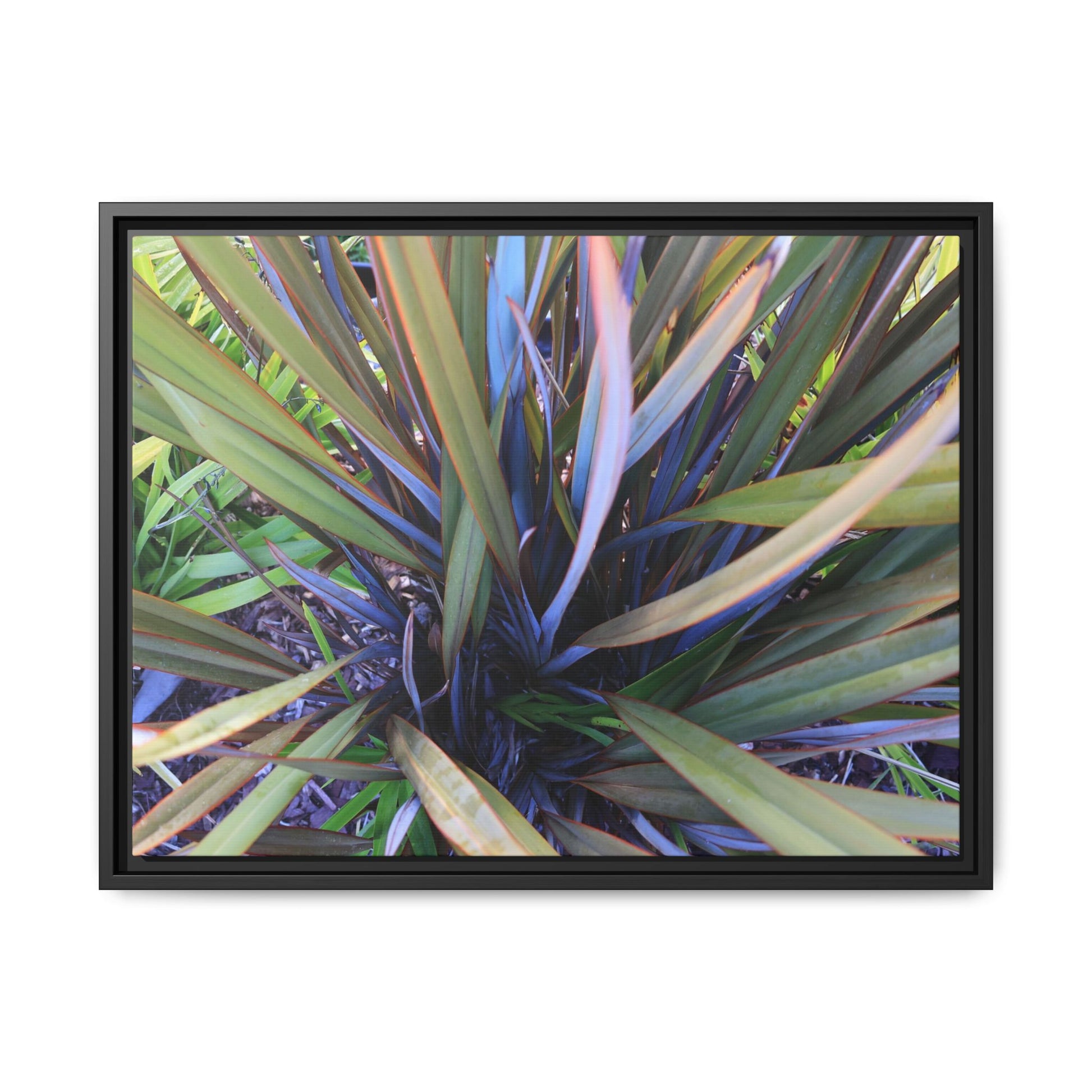 Radiant Leaves - Unique Stretched Canvas Wall Art - Art By Earth