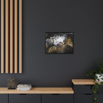 Cascading Momentum - Unique Stretched Canvas Wall Art - Art By Earth