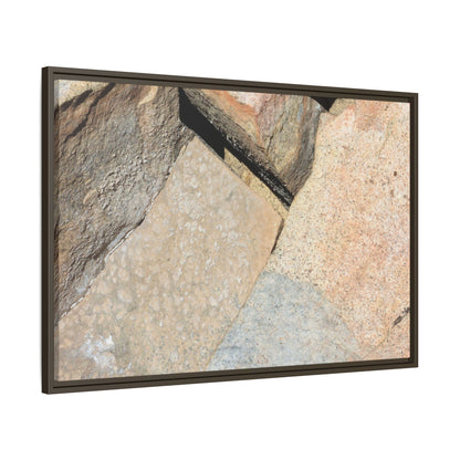 Rock Fragment - Unique Stretched Canvas Wall Art - Art By Earth