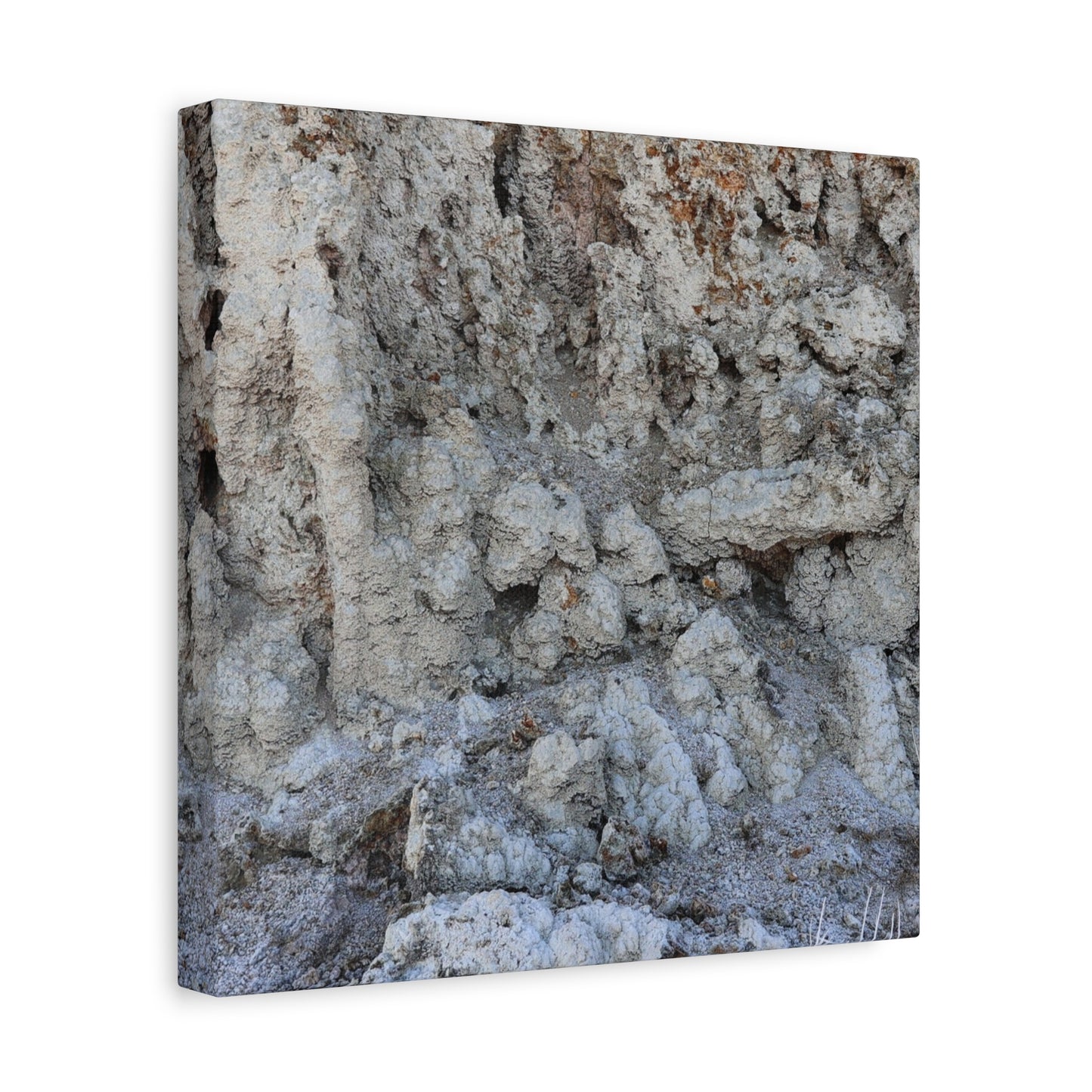 Cracked Earth Whispers - Unique Frameless Canvas Wall Art