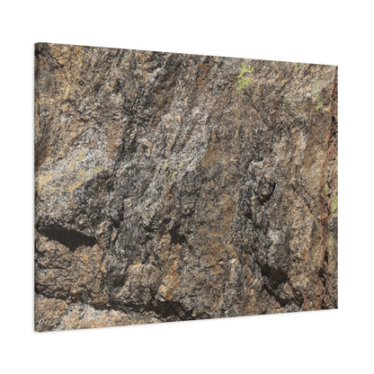 Weathered Stone Secrets - Unique Frameless Canvas Wall Art - Art By Earth