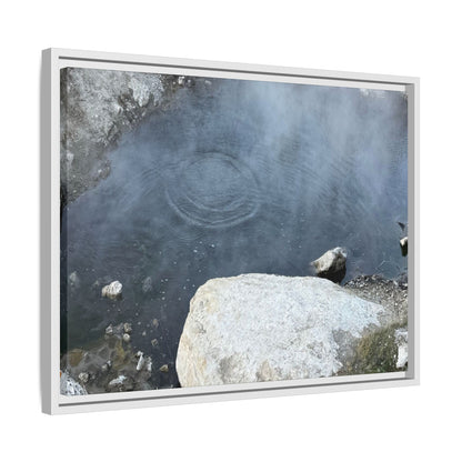 Ripples of Silence - Unique Stretched Canvas Wall Art