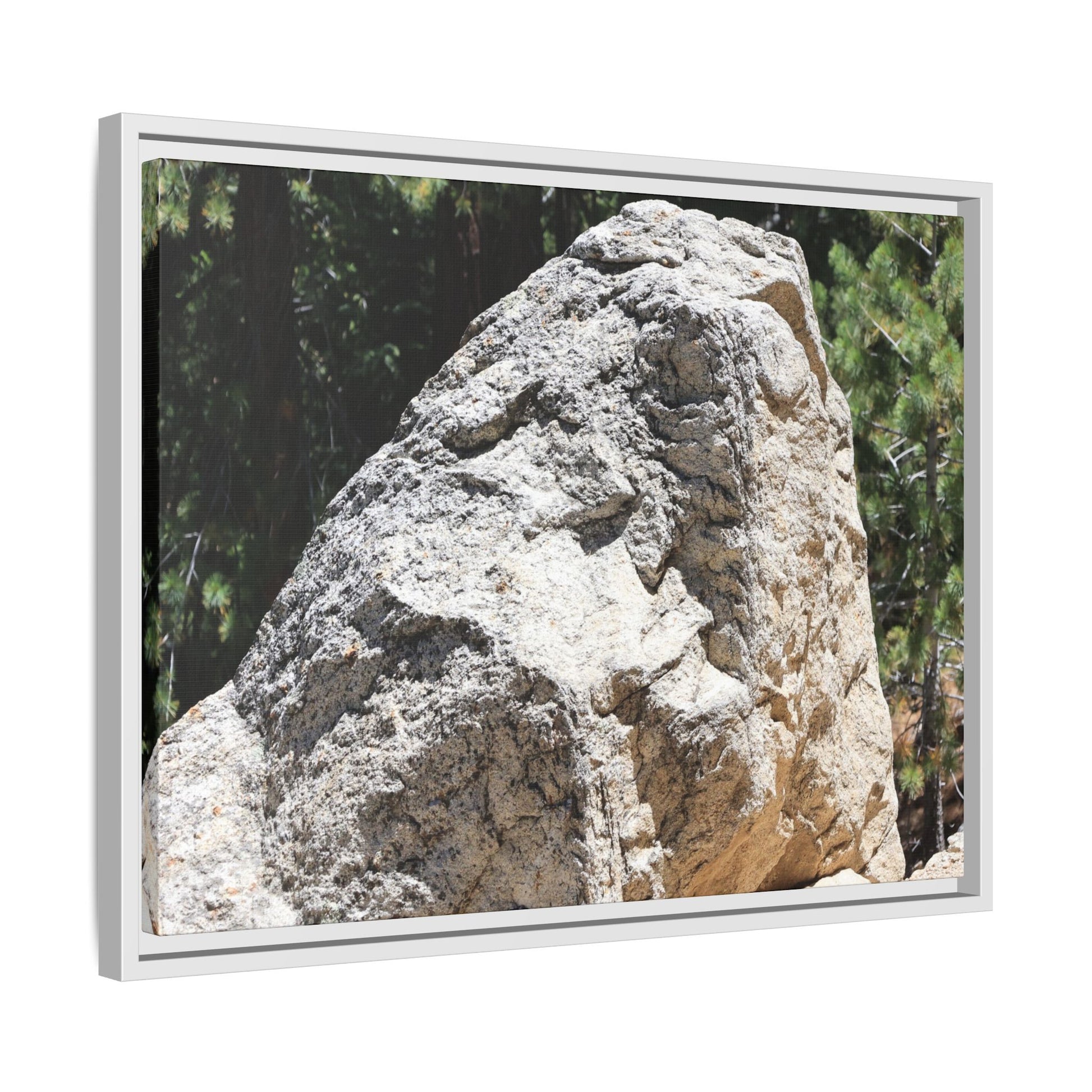 Stone's Silent Whisper - Unique Stretched Canvas Wall Art - Art By Earth