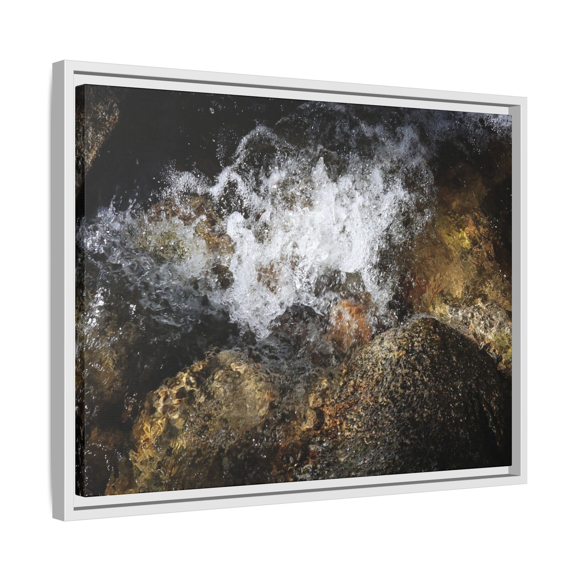 Cascading Momentum - Unique Stretched Canvas Wall Art - Art By Earth