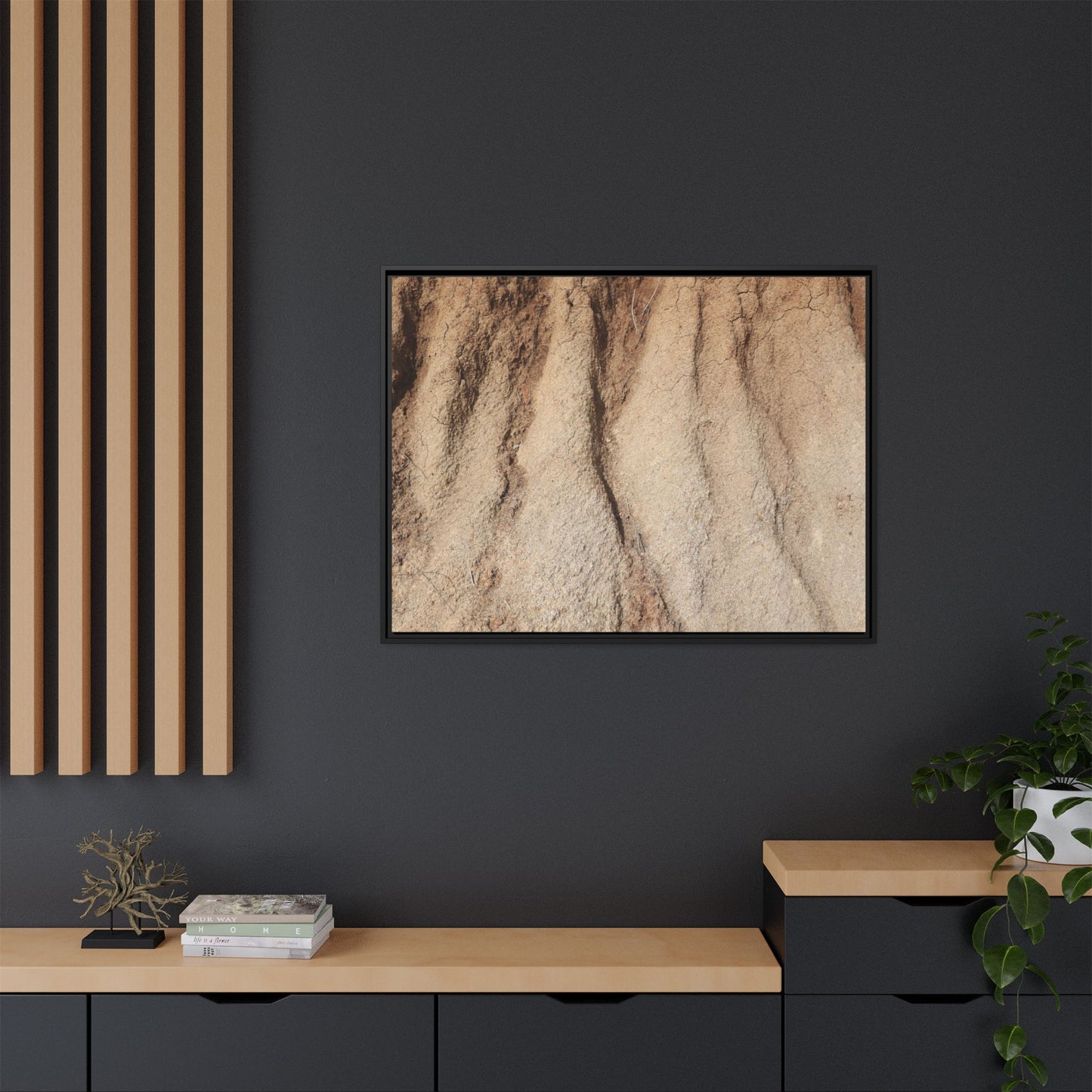 Eroded Canyon Walls - Unique Stretched Canvas Wall Art - Art By Earth