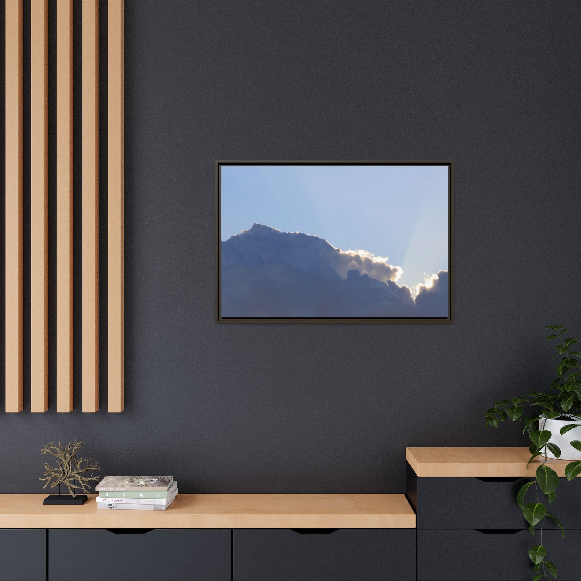 Cloud Divide - Unique Stretched Canvas Wall Art - Art By Earth