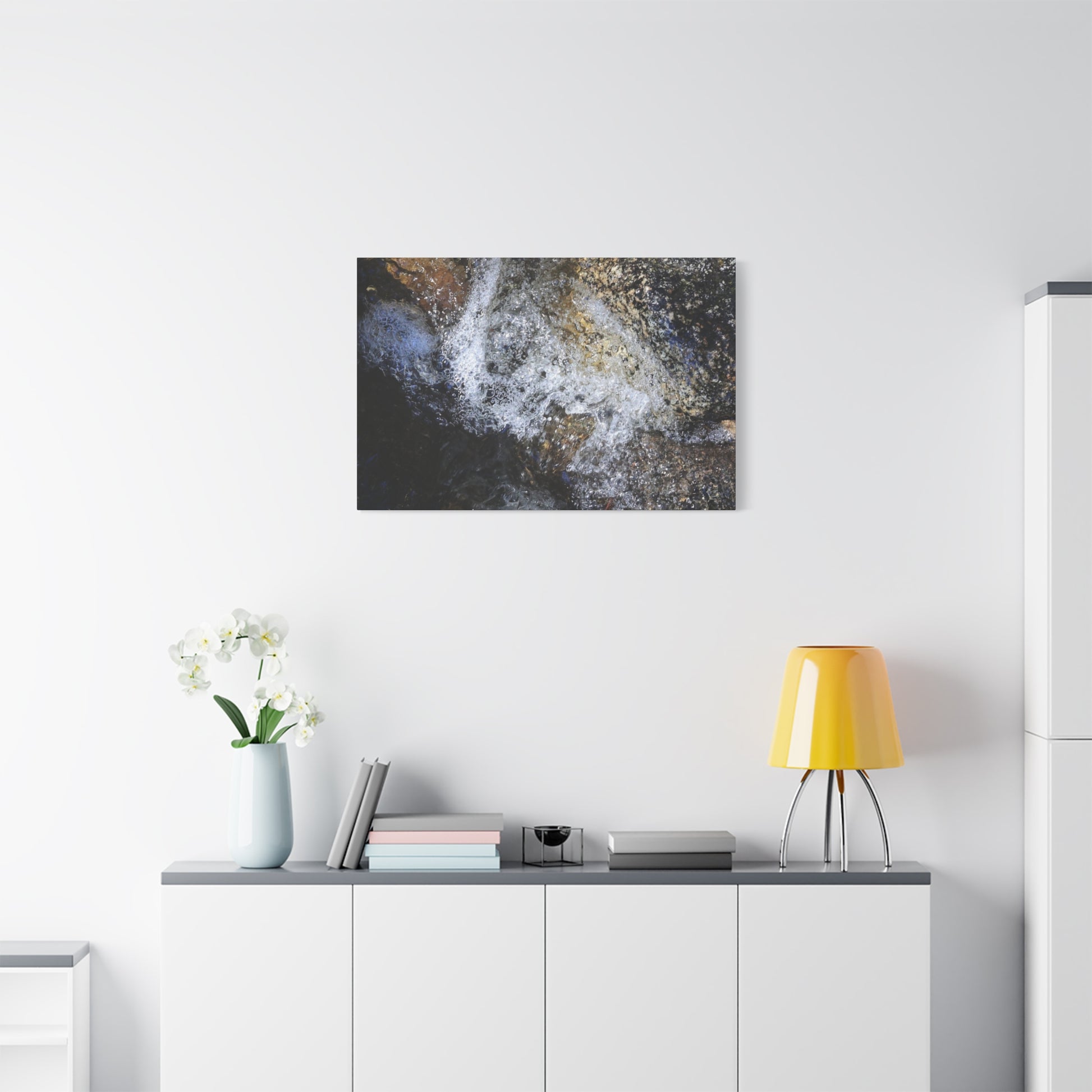 Liquid Stone - Unique Frameless Canvas Wall Art - Art By Earth