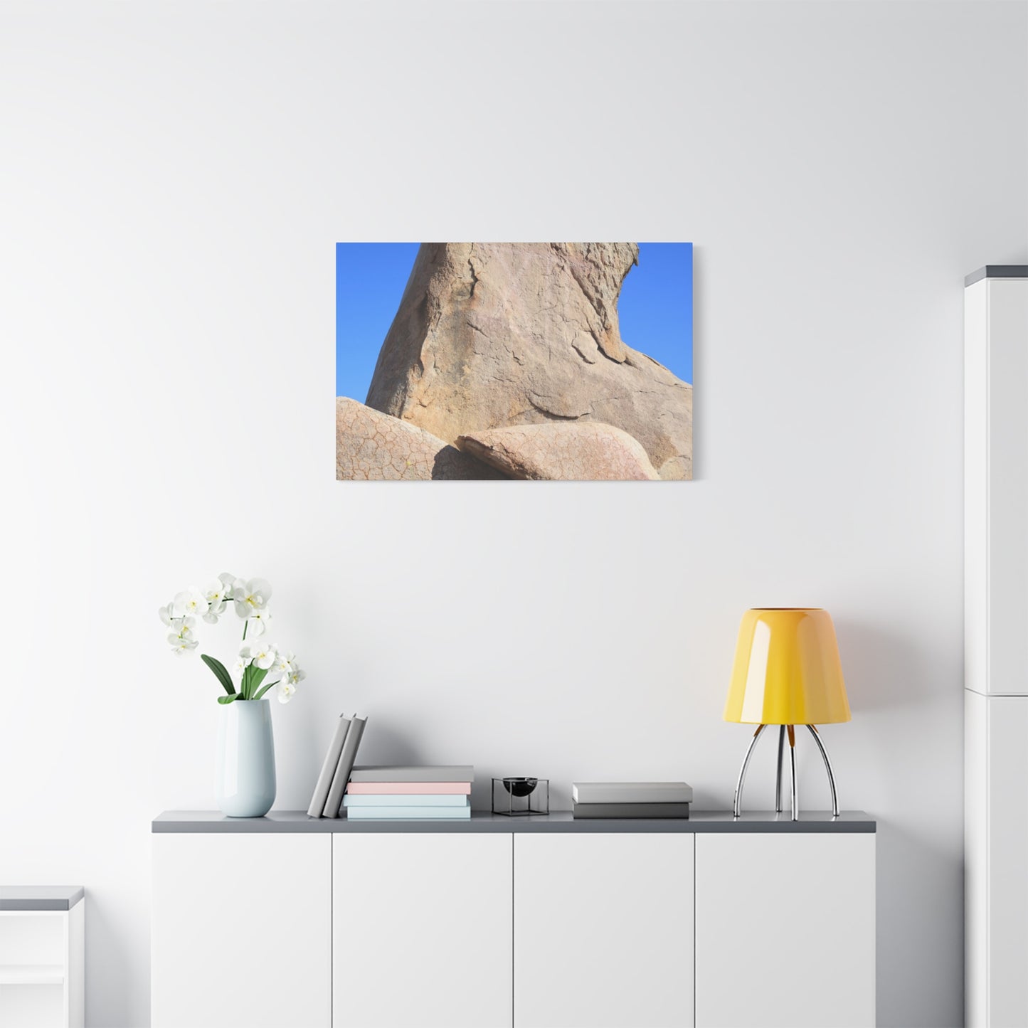 Boulder's Embrace - Unique Frameless Canvas Wall Art - Art By Earth