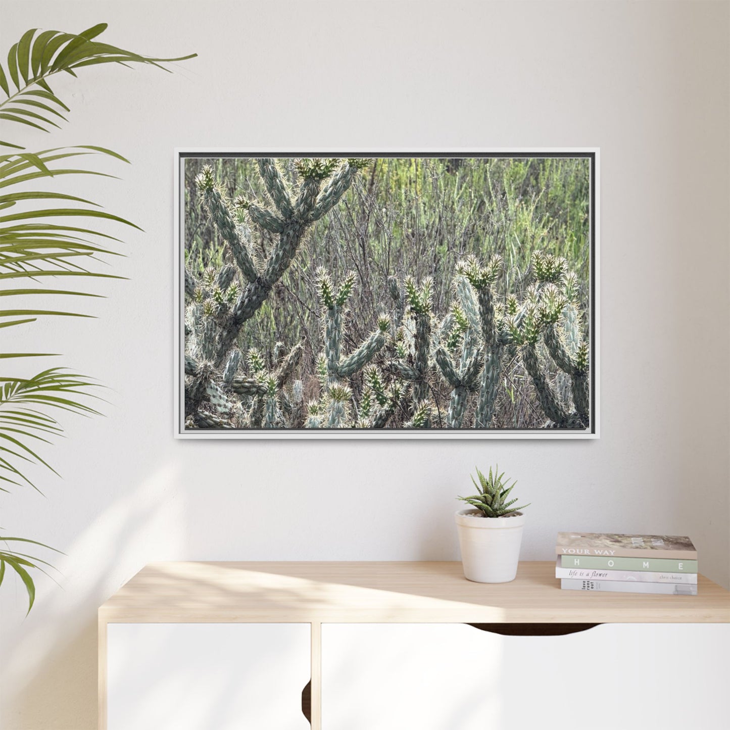 Prickly Paradise - Unique Stretched Canvas Wall Art - Art By Earth