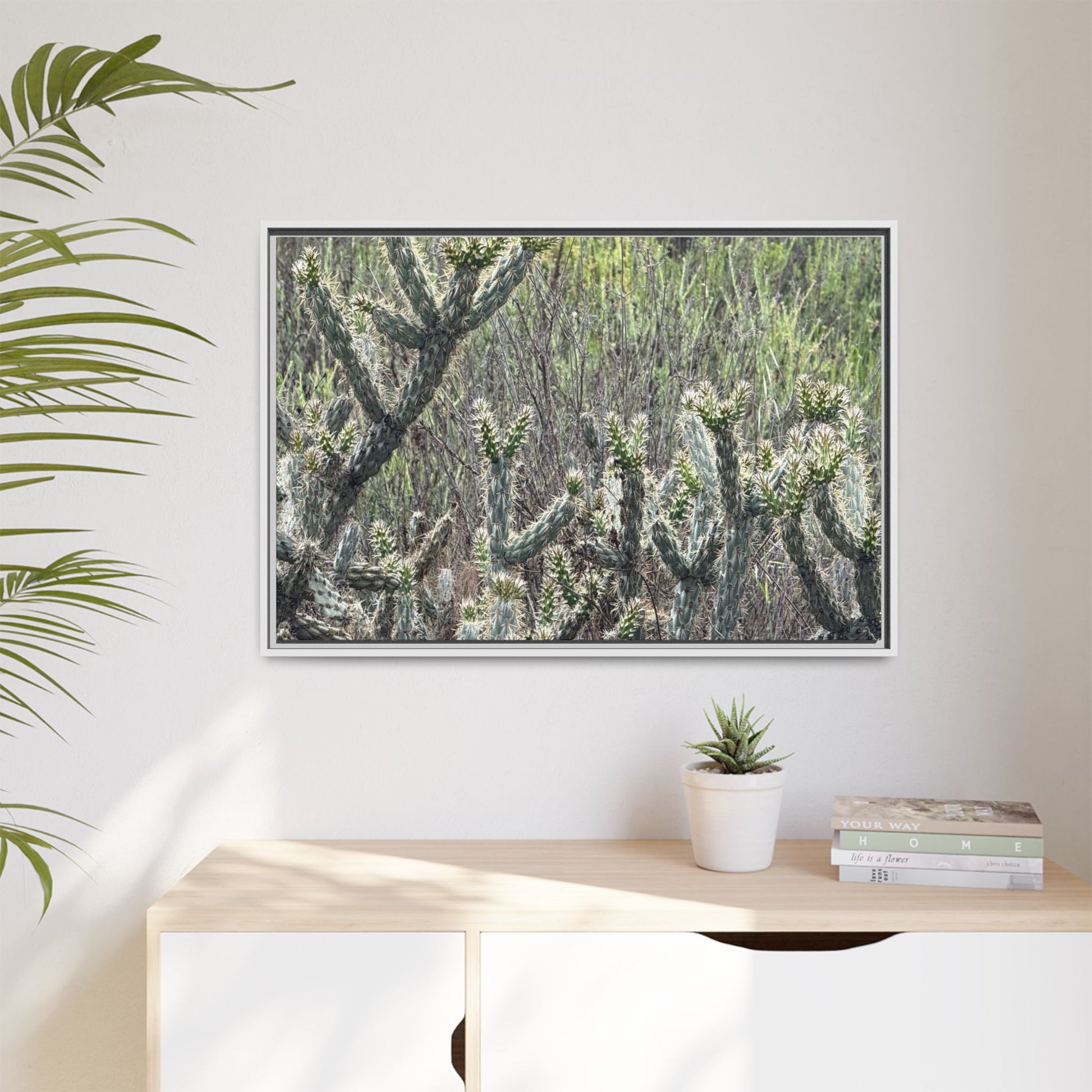 Prickly Paradise - Unique Stretched Canvas Wall Art - Art By Earth