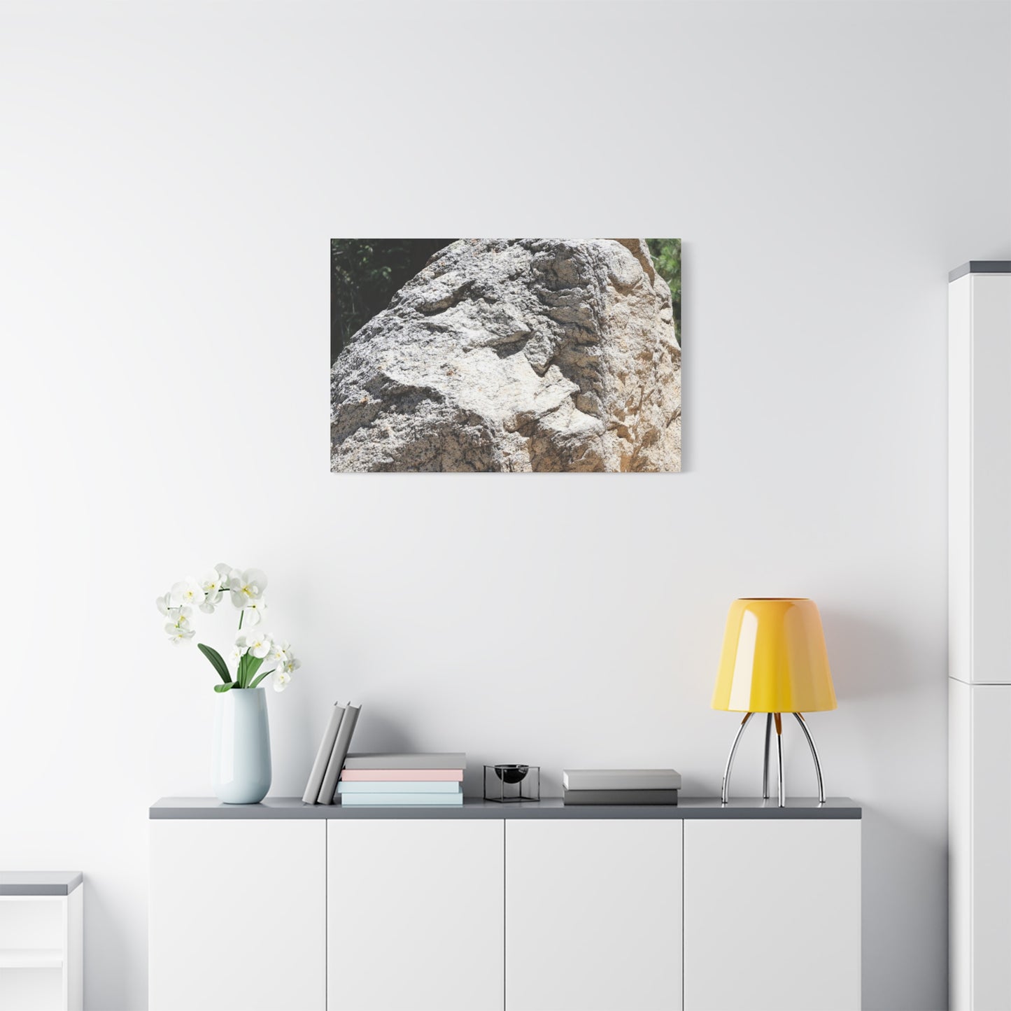 Stone of Solitude - Unique Frameless Canvas Wall Art - Art By Earth
