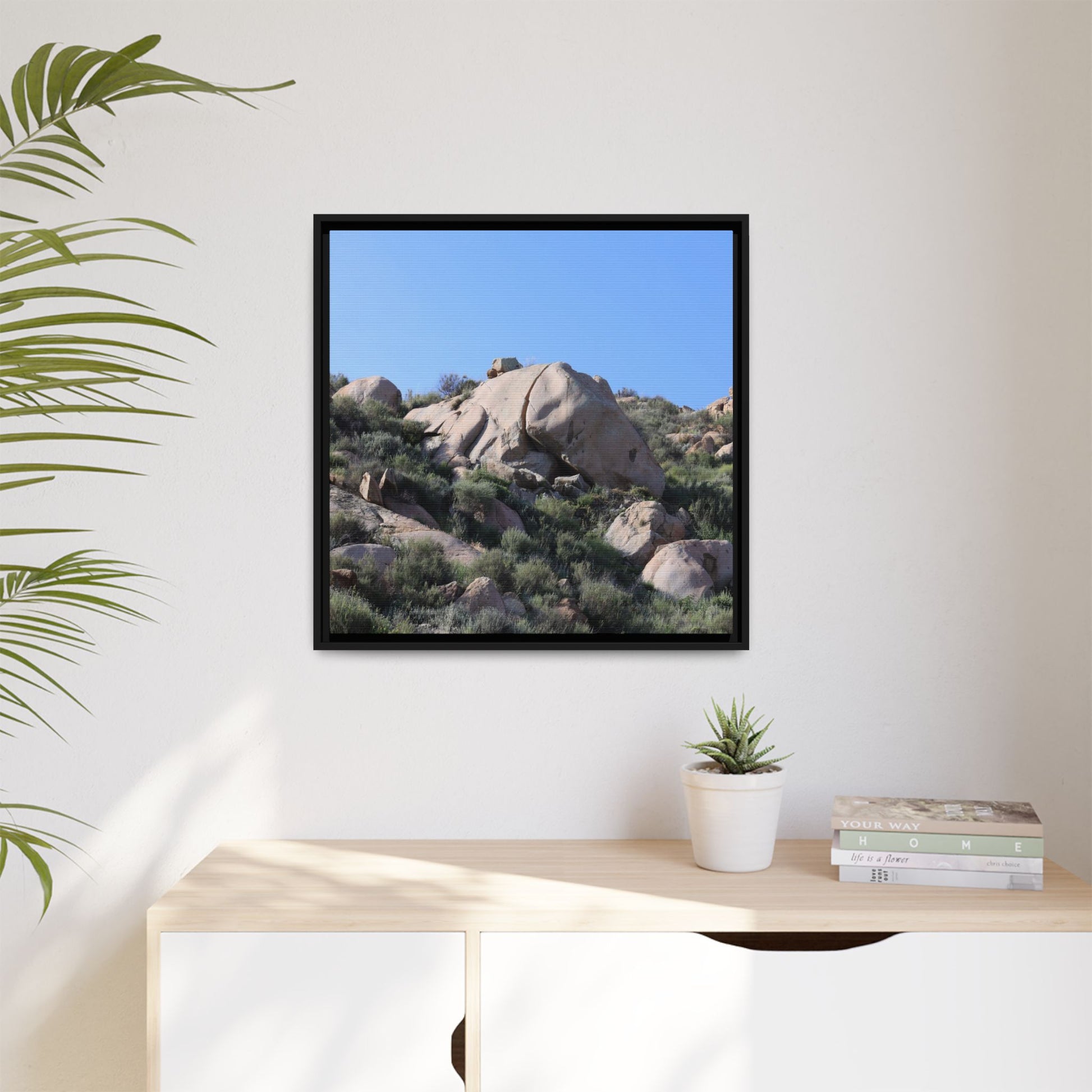 Ancient Stone Landscape - Unique Stretched Canvas Wall Art - Art By Earth