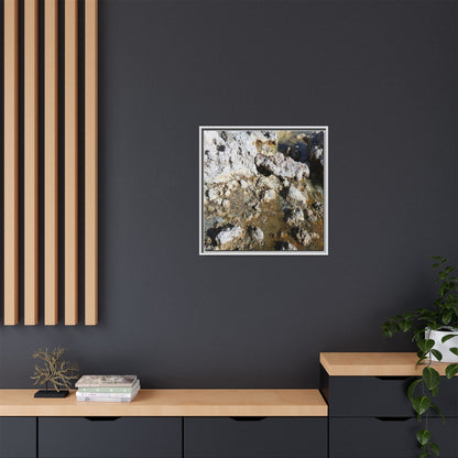 Strata of Silence - Unique Stretched Canvas Wall Art