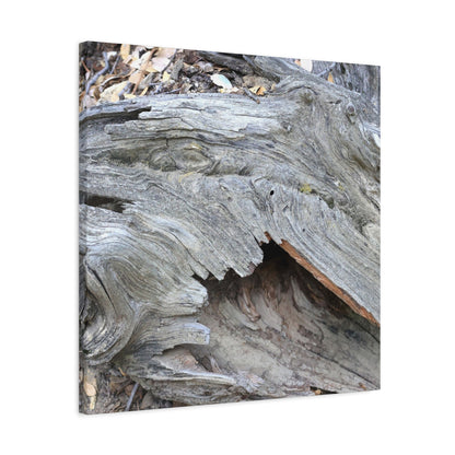 Whispers of Ancient Wood - Unique Frameless Canvas Wall Art - Art By Earth