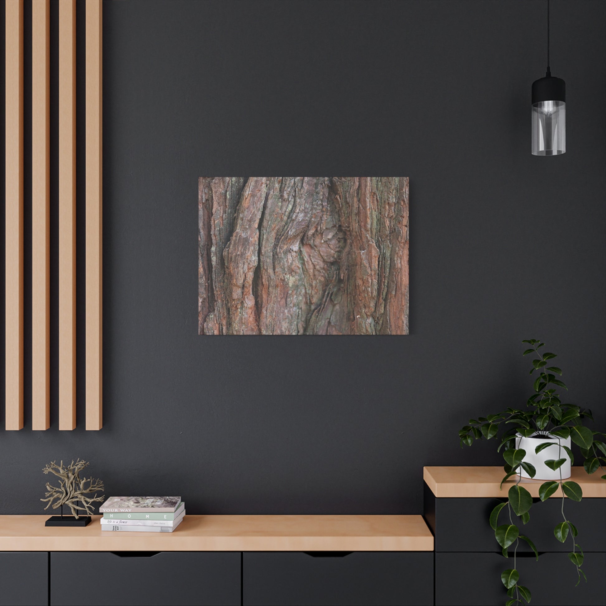 Rustic Embrace - Unique Frameless Canvas Wall Art - Art By Earth