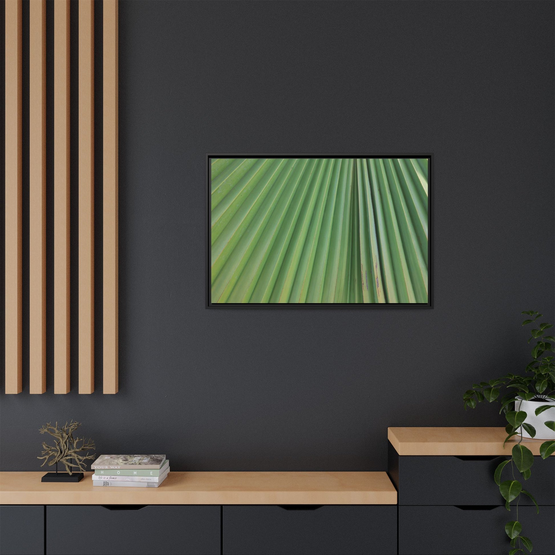 Emerald Rays - Unique Stretched Canvas Wall Art - Art By Earth