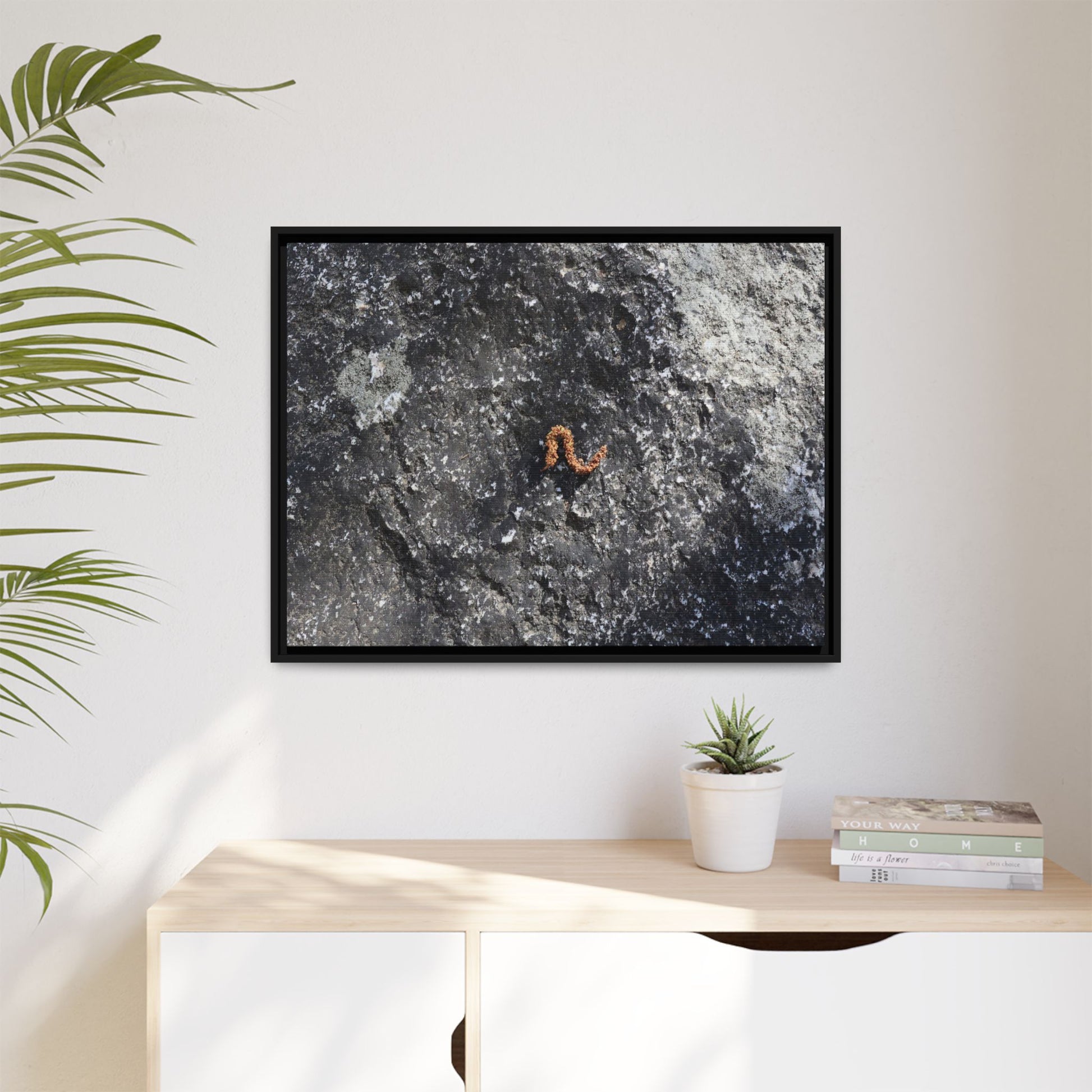 Volcanic Ash and Copper - Unique Stretched Canvas Wall Art - Art By Earth