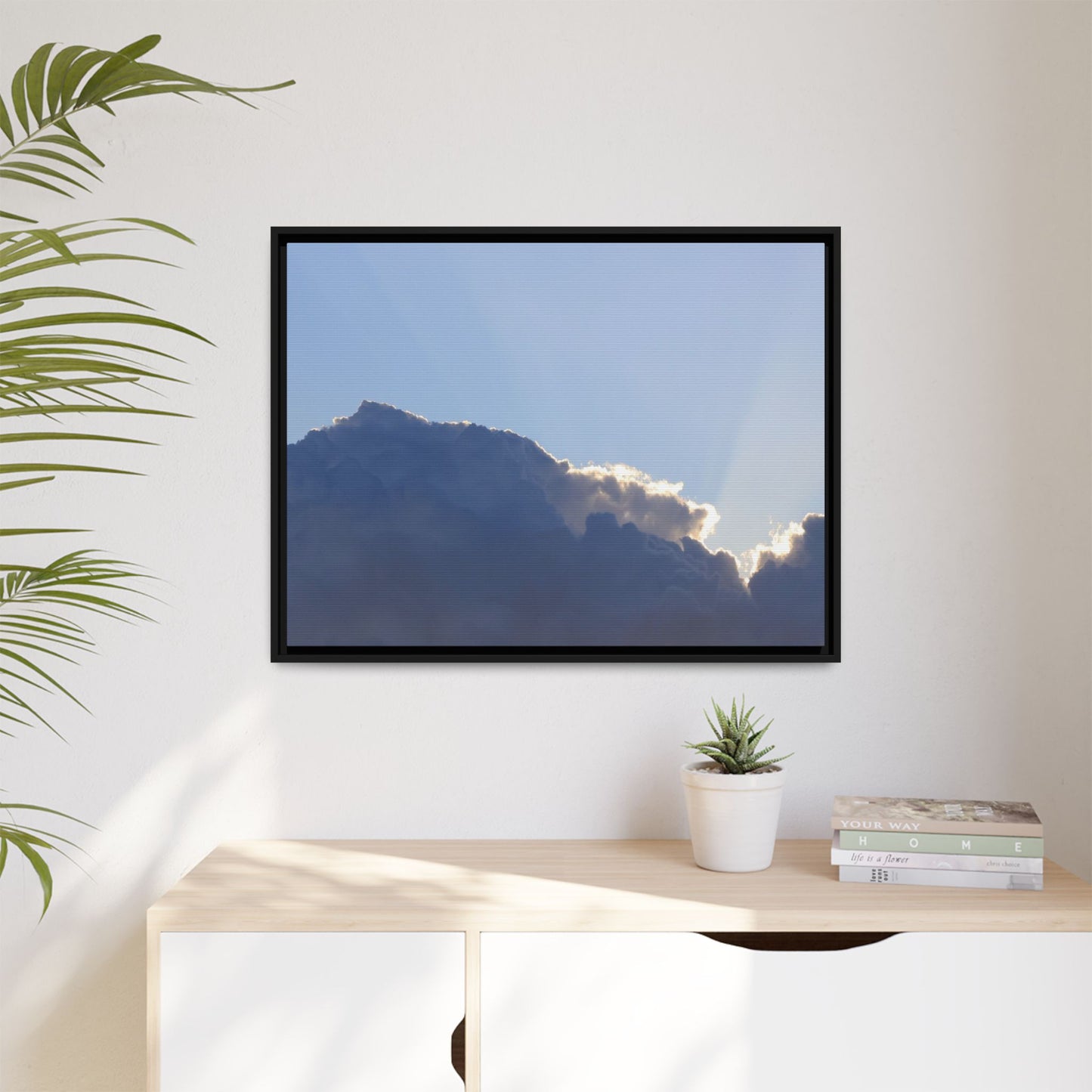 Cloud Divide - Unique Stretched Canvas Wall Art - Art By Earth