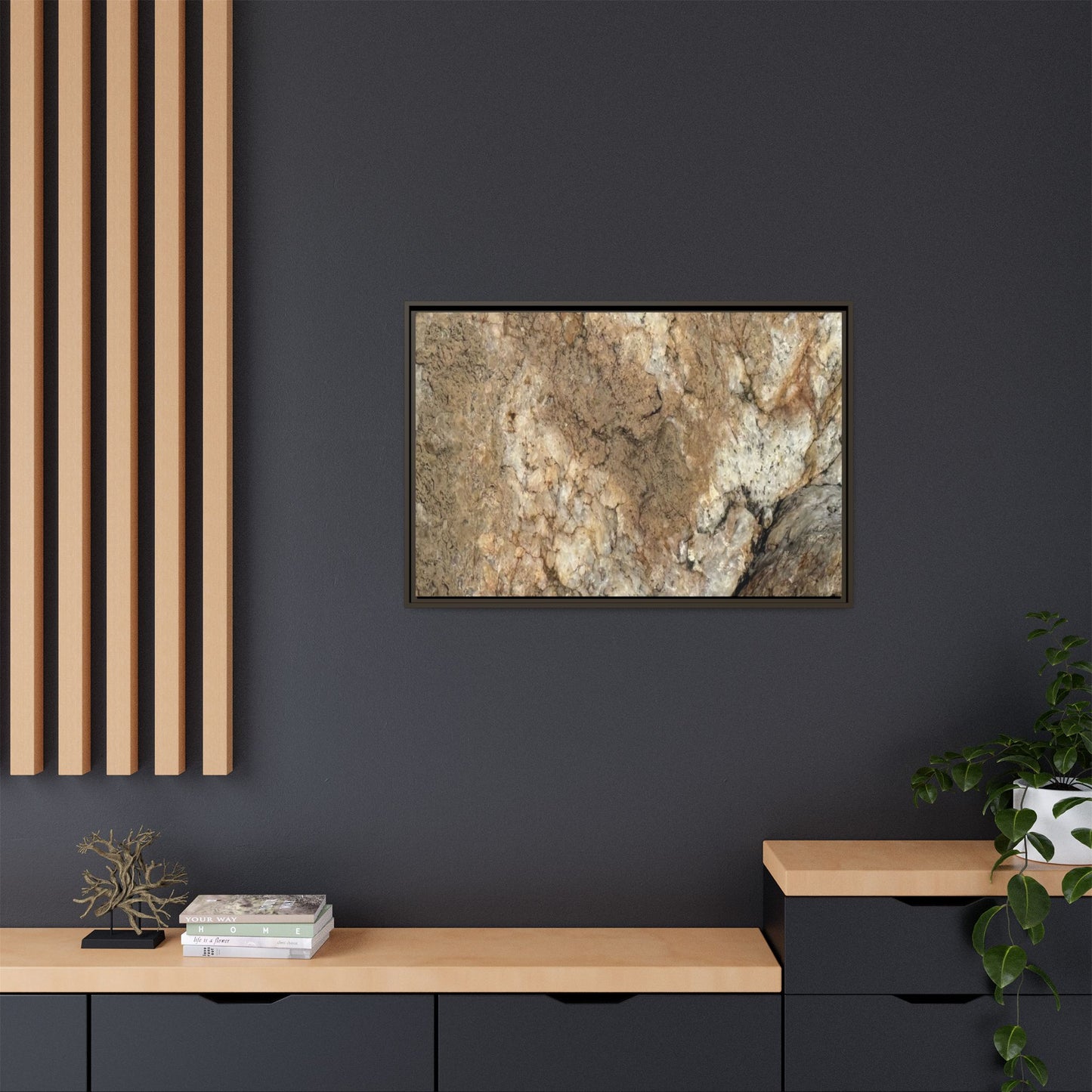 Ancient Stone Wall - Unique Stretched Canvas Wall Art - Art By Earth