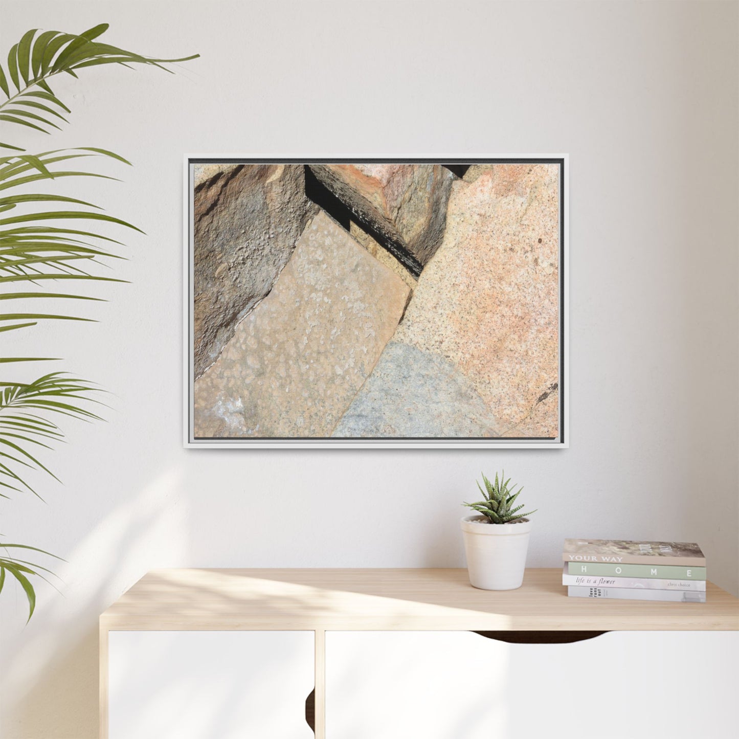 Rock Fragment - Unique Stretched Canvas Wall Art - Art By Earth