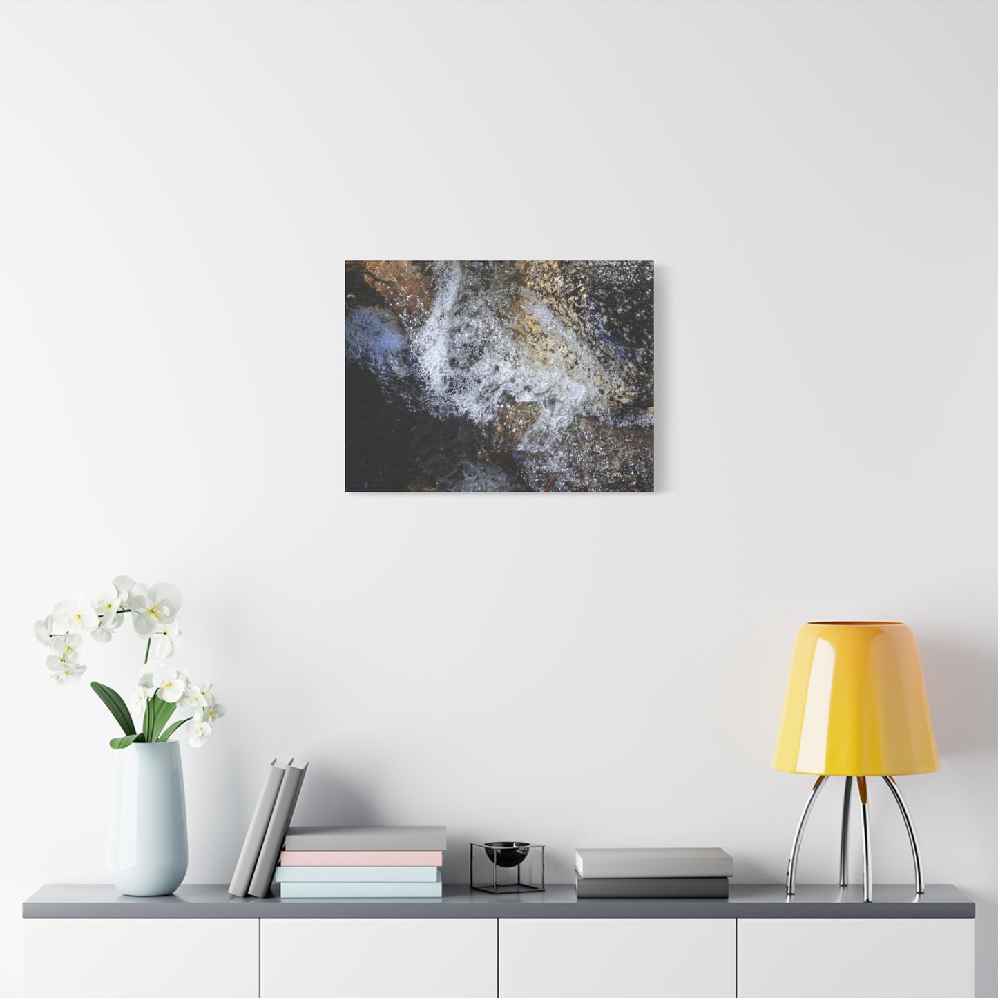 Liquid Stone - Unique Frameless Canvas Wall Art - Art By Earth