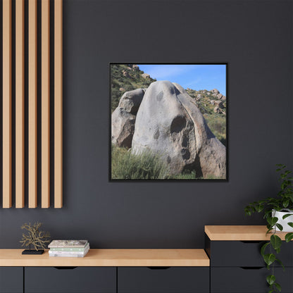 Skull Rock Desert - Unique Stretched Canvas Wall Art - Art By Earth