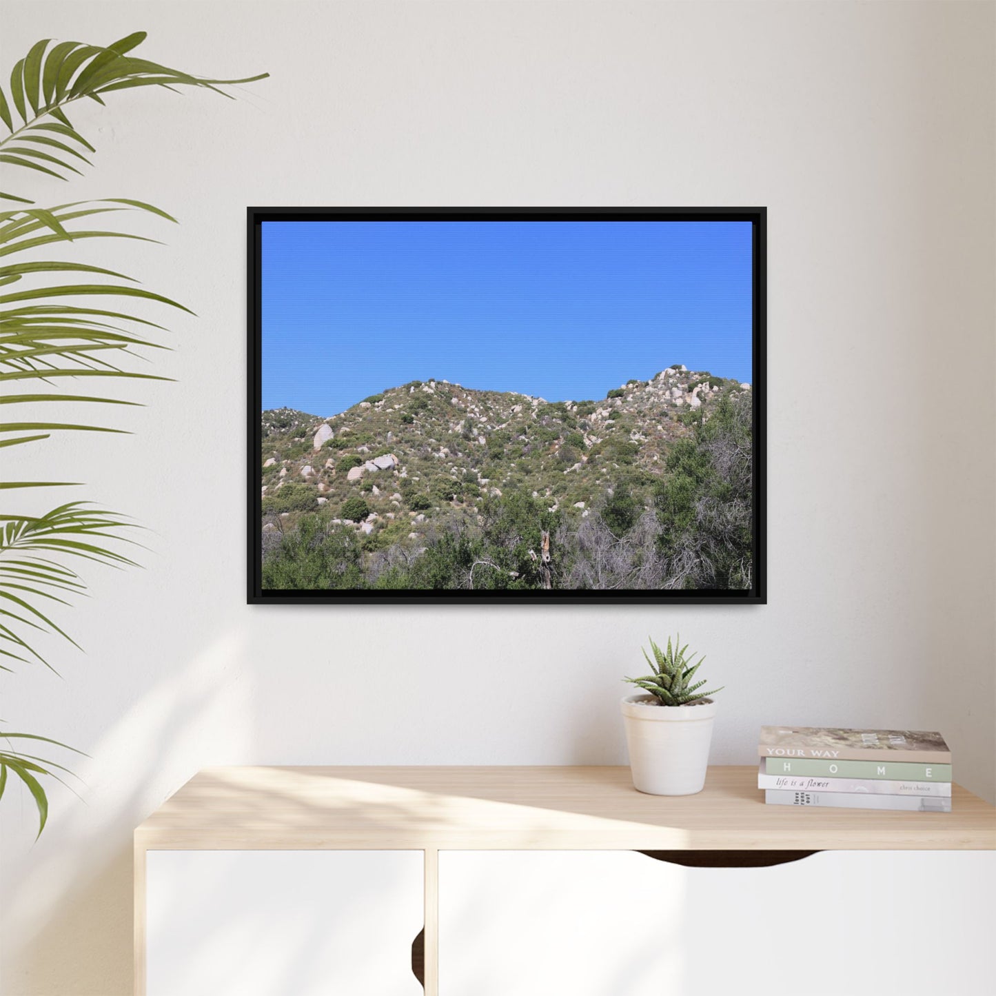 Sparse Vegetation - Unique Stretched Canvas Wall Art