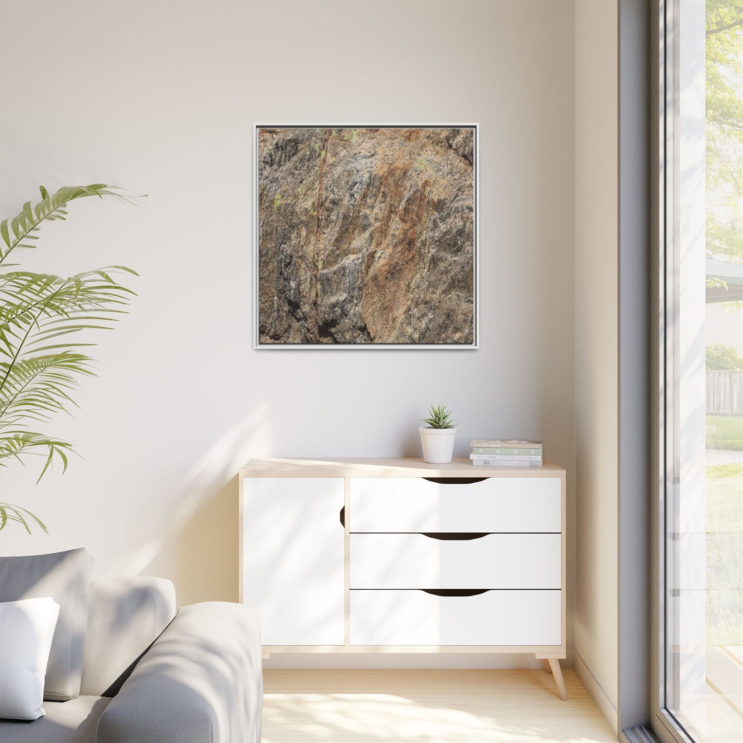 Weathered Rock Formation - Unique Stretched Canvas Wall Art - Art By Earth
