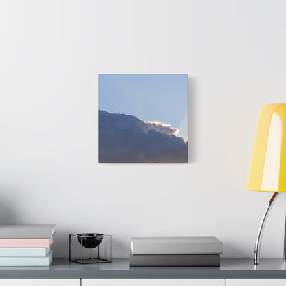 Cloud Mountain - Unique Frameless Canvas Wall Art