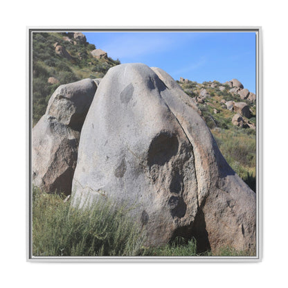 Skull Rock Desert - Unique Stretched Canvas Wall Art - Art By Earth