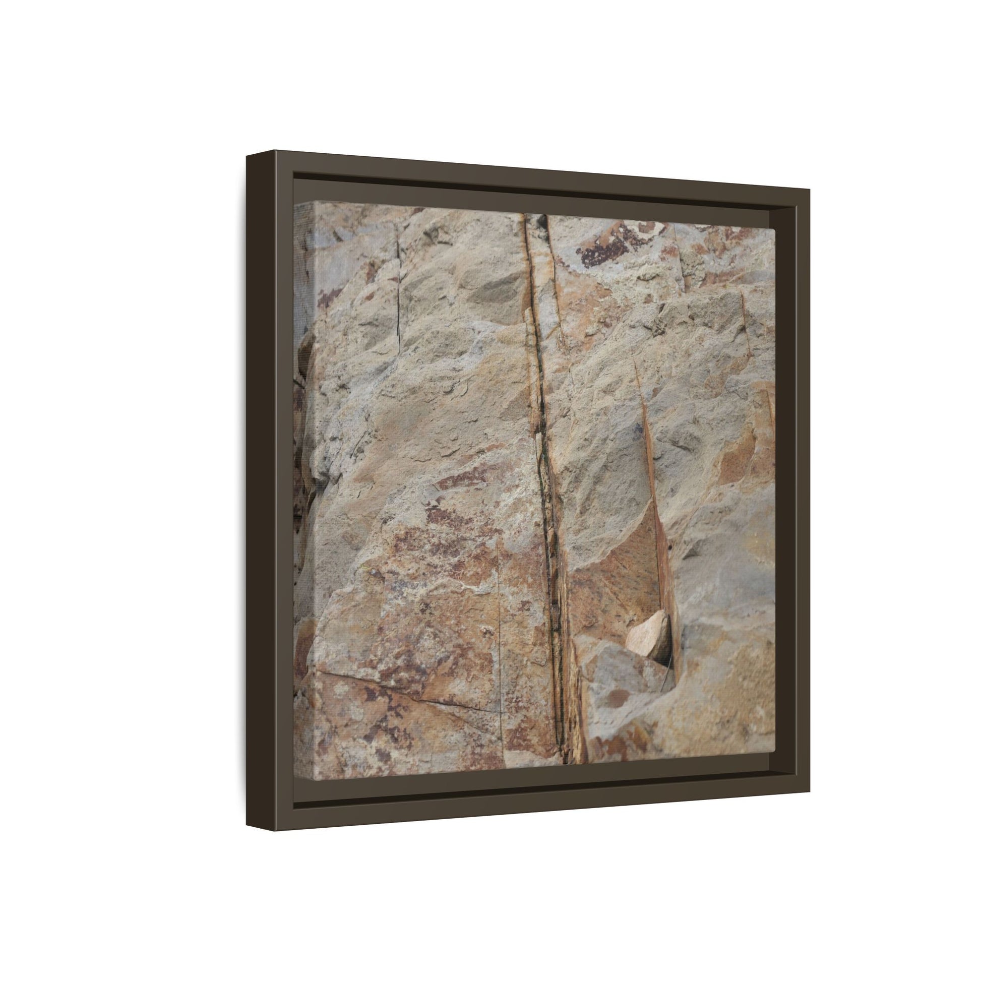 Sedimentary Symphony - Unique Stretched Canvas Wall Art - Art By Earth